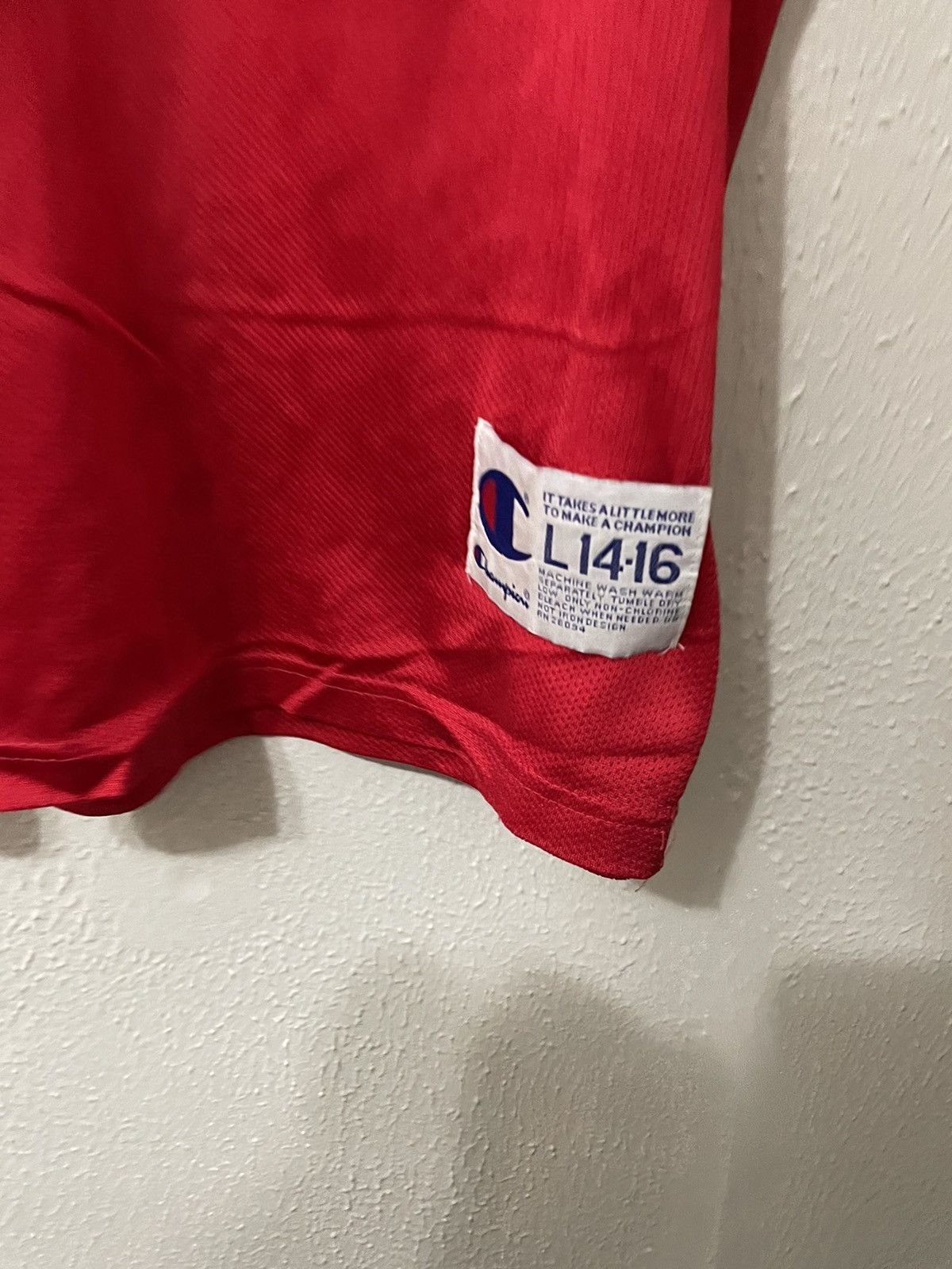 Champion × Vintage Vintage Champion Pistons Grant Hill #33 Jersey Size US S / EU 44-46 / 1 - 2 Thumbnail