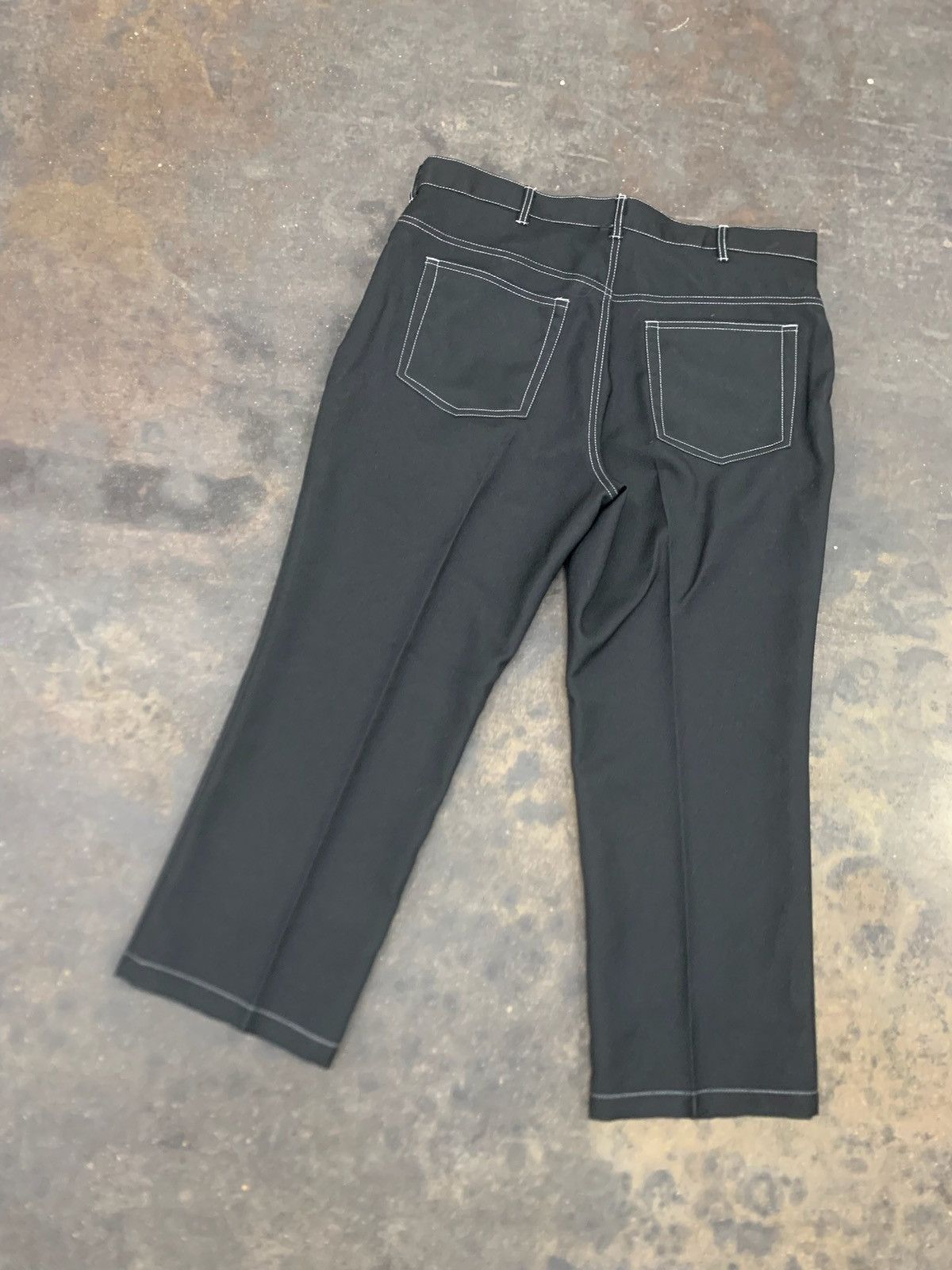 Vintage Vintage Haband Black Contrast Stitch Pants Size US 37 - 7 Thumbnail
