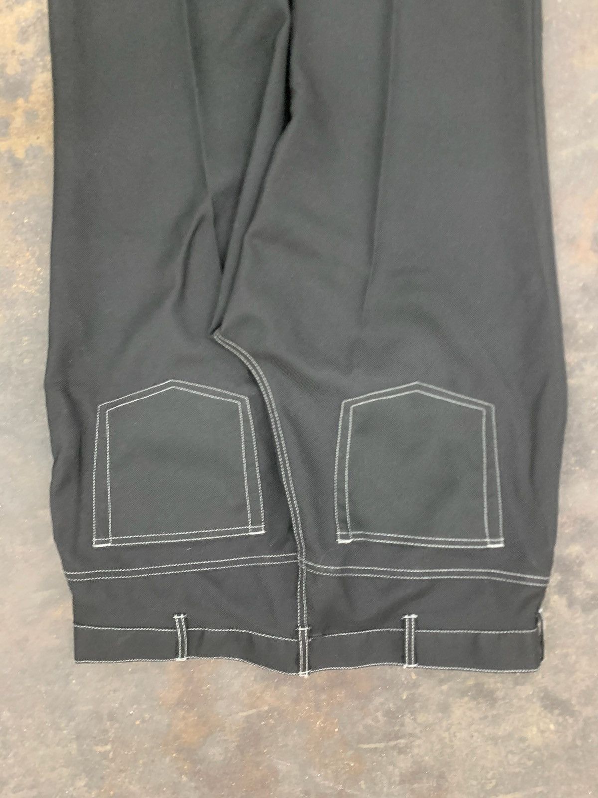 Vintage Vintage Haband Black Contrast Stitch Pants Size US 37 - 4 Thumbnail