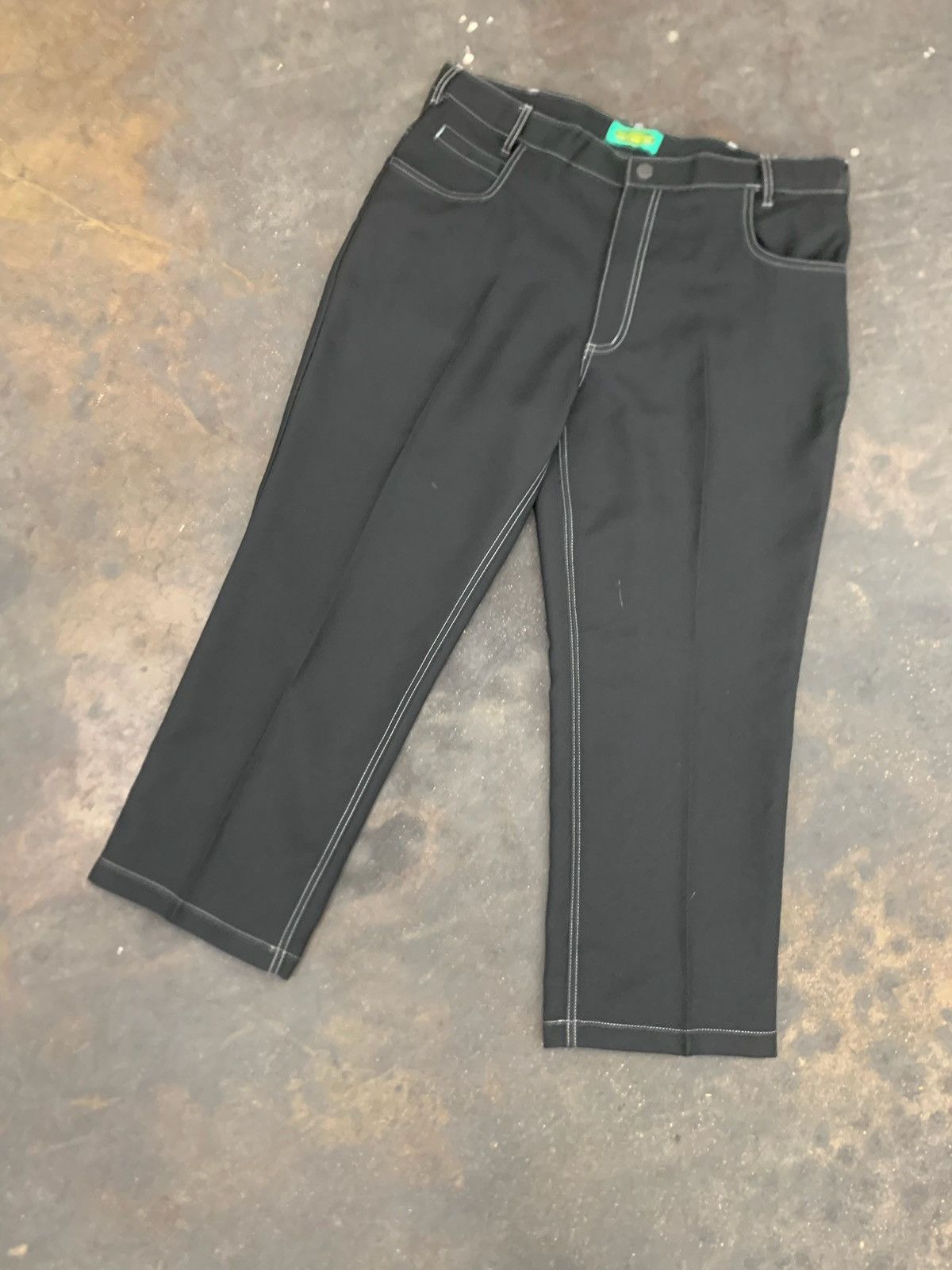 Vintage Vintage Haband Black Contrast Stitch Pants Size US 37 - 5 Thumbnail