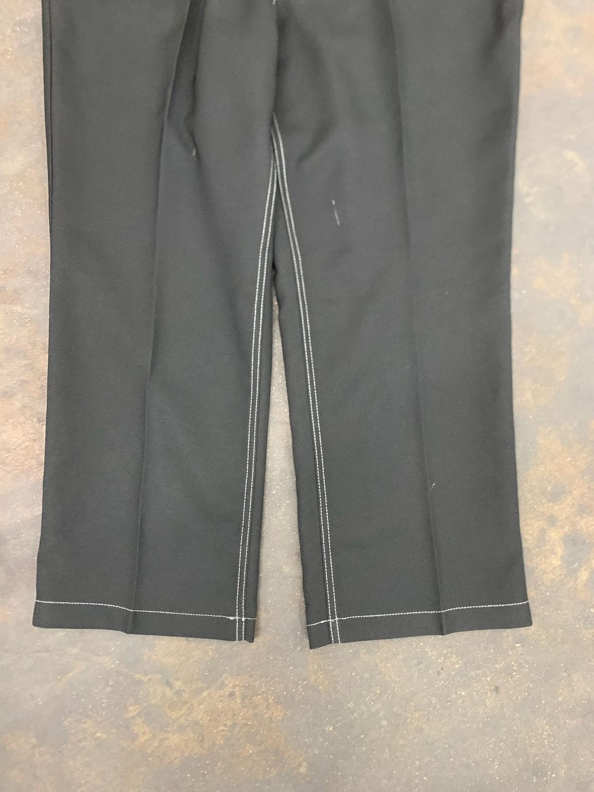 Vintage Vintage Haband Black Contrast Stitch Pants Size US 37 - 2 Thumbnail