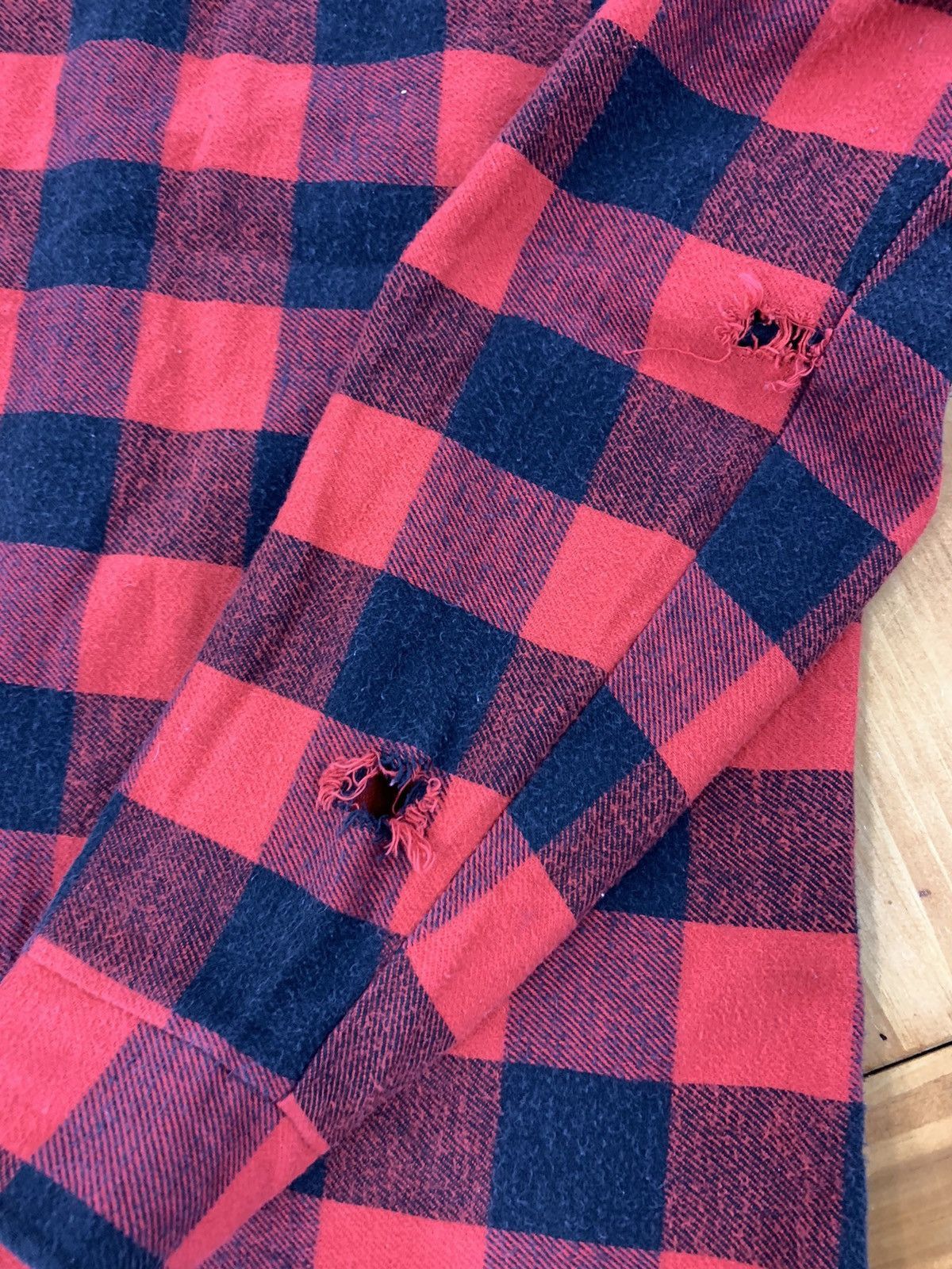 Vintage Vintage Flannel Back Country USA Made Flannel Shirt Size US XL / EU 56 / 4 - 3 Thumbnail
