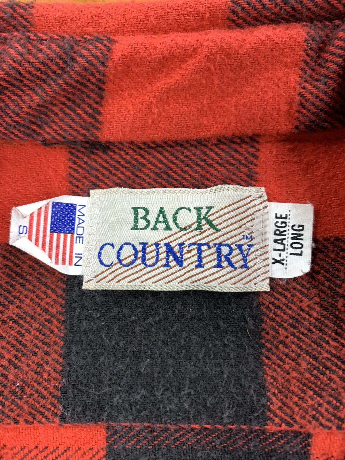 Vintage Vintage Flannel Back Country USA Made Flannel Shirt Size US XL / EU 56 / 4 - 2 Thumbnail