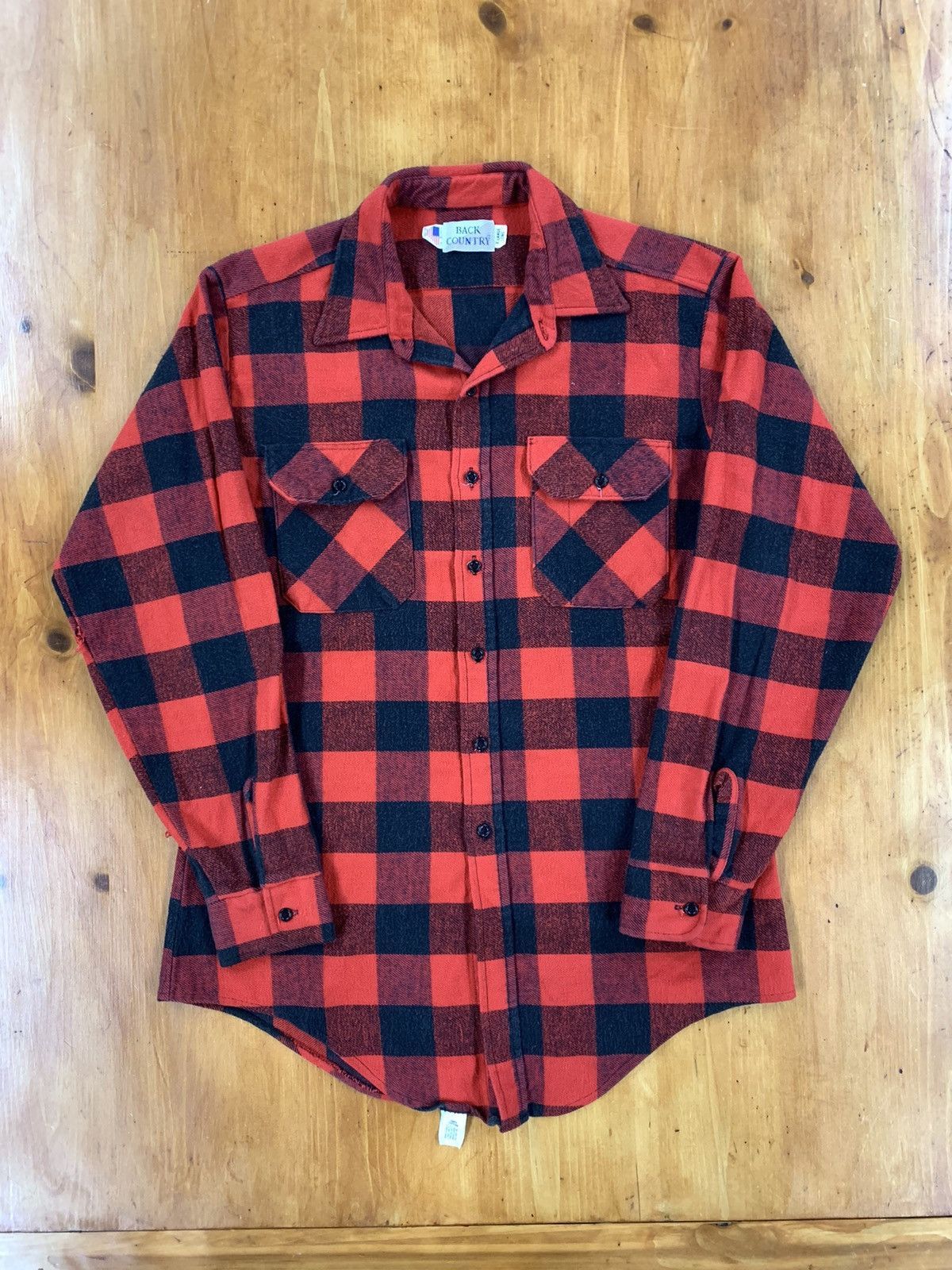 Vintage Vintage Flannel Back Country USA Made Flannel Shirt Size US XL / EU 56 / 4 - 5 Thumbnail