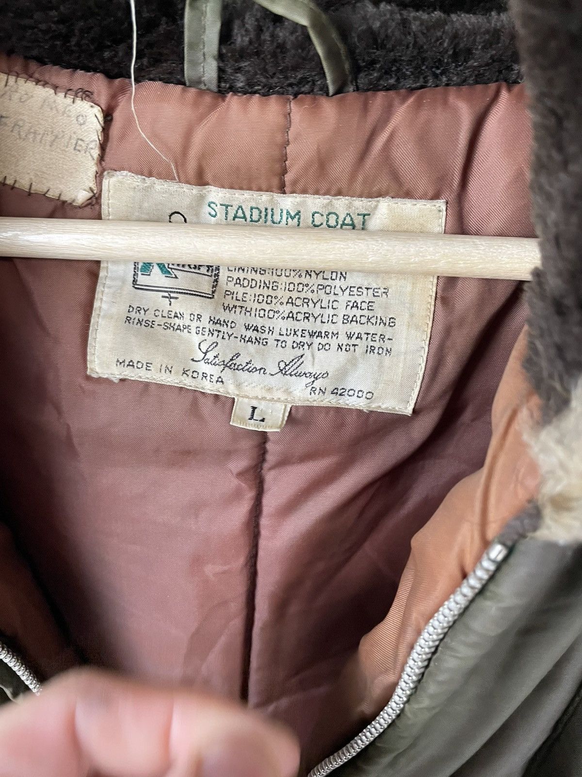 Vintage Vintage 1970s K Mart Stadium Jacket Size US L / EU 52-54 / 3 - 3 Thumbnail