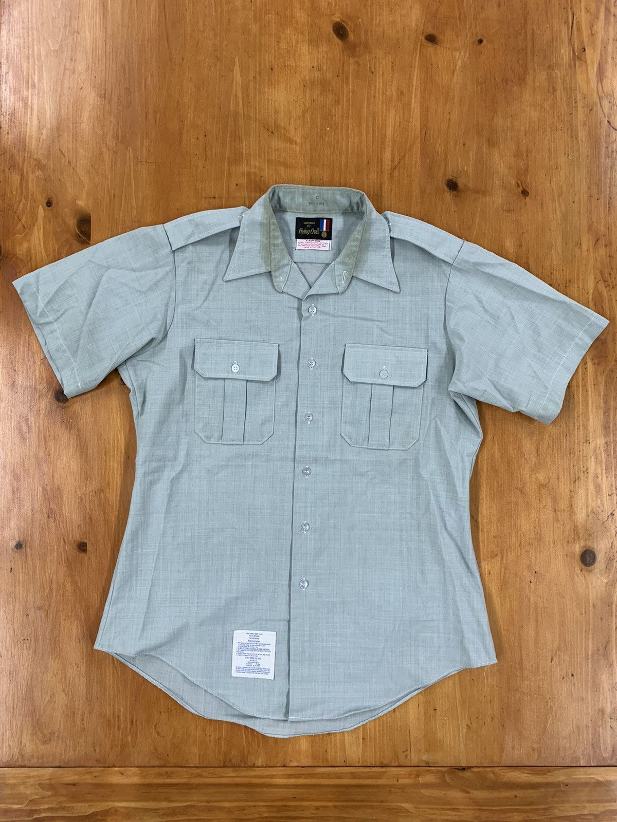 Vintage Vintage Flying Cross Military Button Up Size US L / EU 52-54 / 3 - 3 Thumbnail