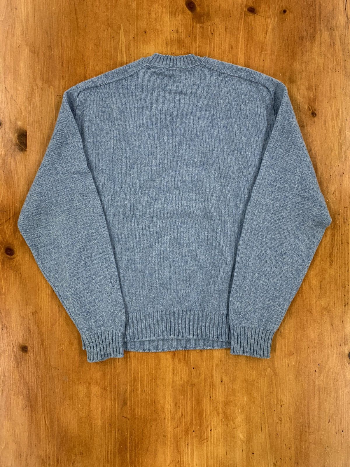 Vintage Vintage 1970s Jersild Blue Row Knit Sweater Size US XL / EU 56 / 4 - 6 Thumbnail
