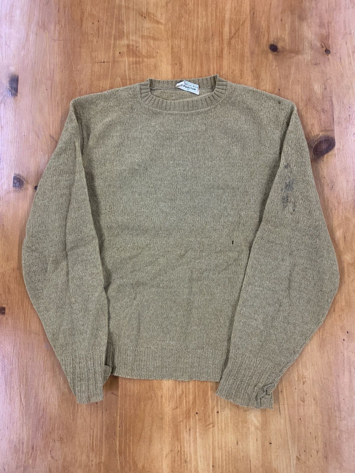 Vintage Vintage Dark Yellow Wool Knit Sweater Size US M / EU 48-50 / 2 - 3 Thumbnail