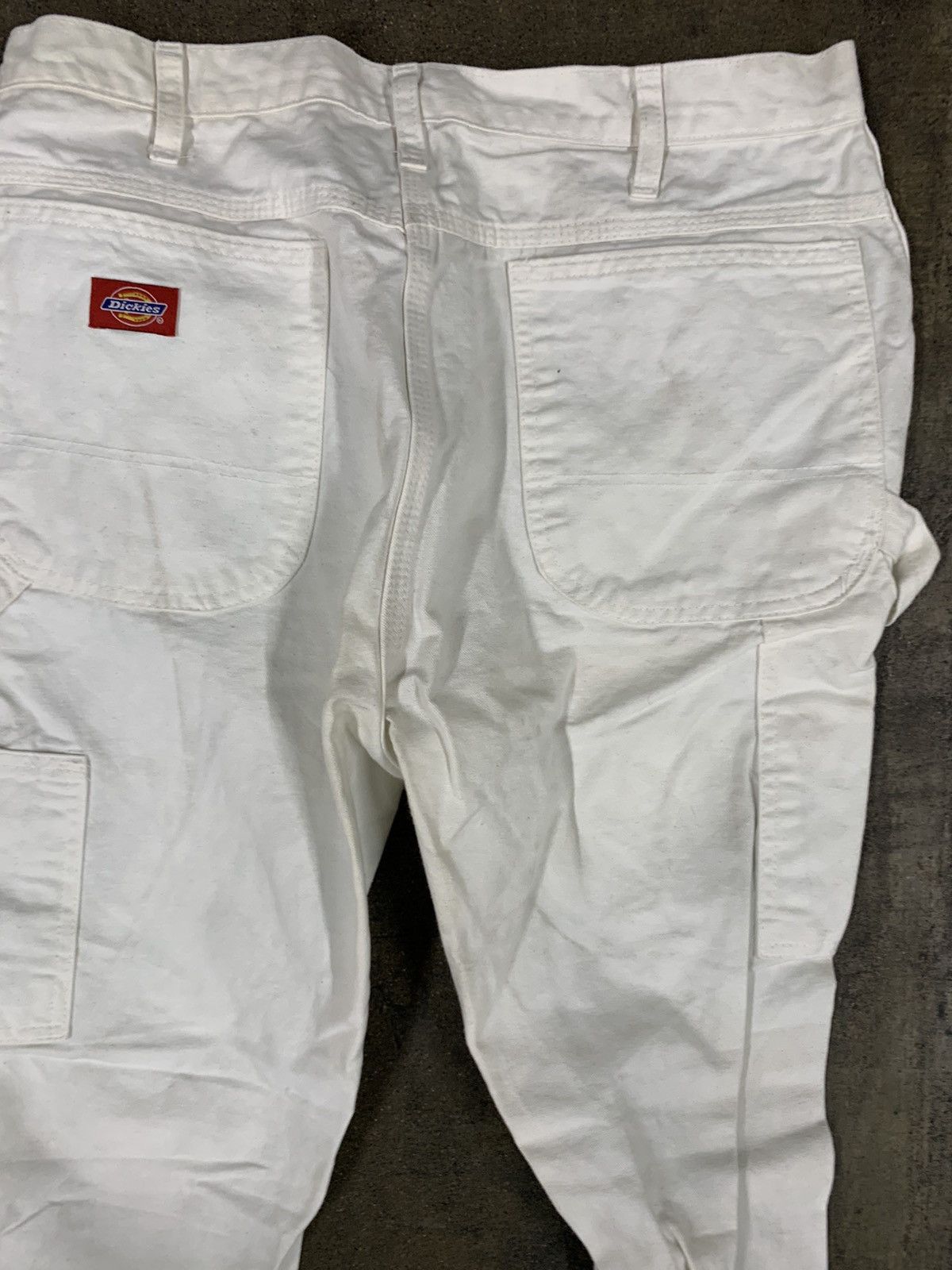 Dickies × Jean × Vintage Vintage 1990s Dickies White Painter Pants Size US 33 - 7 Thumbnail