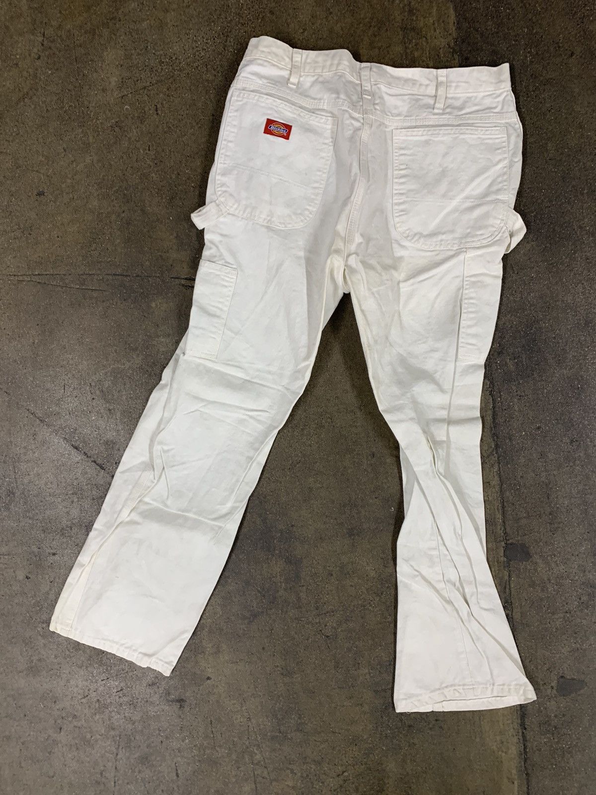 Dickies × Jean × Vintage Vintage 1990s Dickies White Painter Pants Size US 33 - 5 Thumbnail
