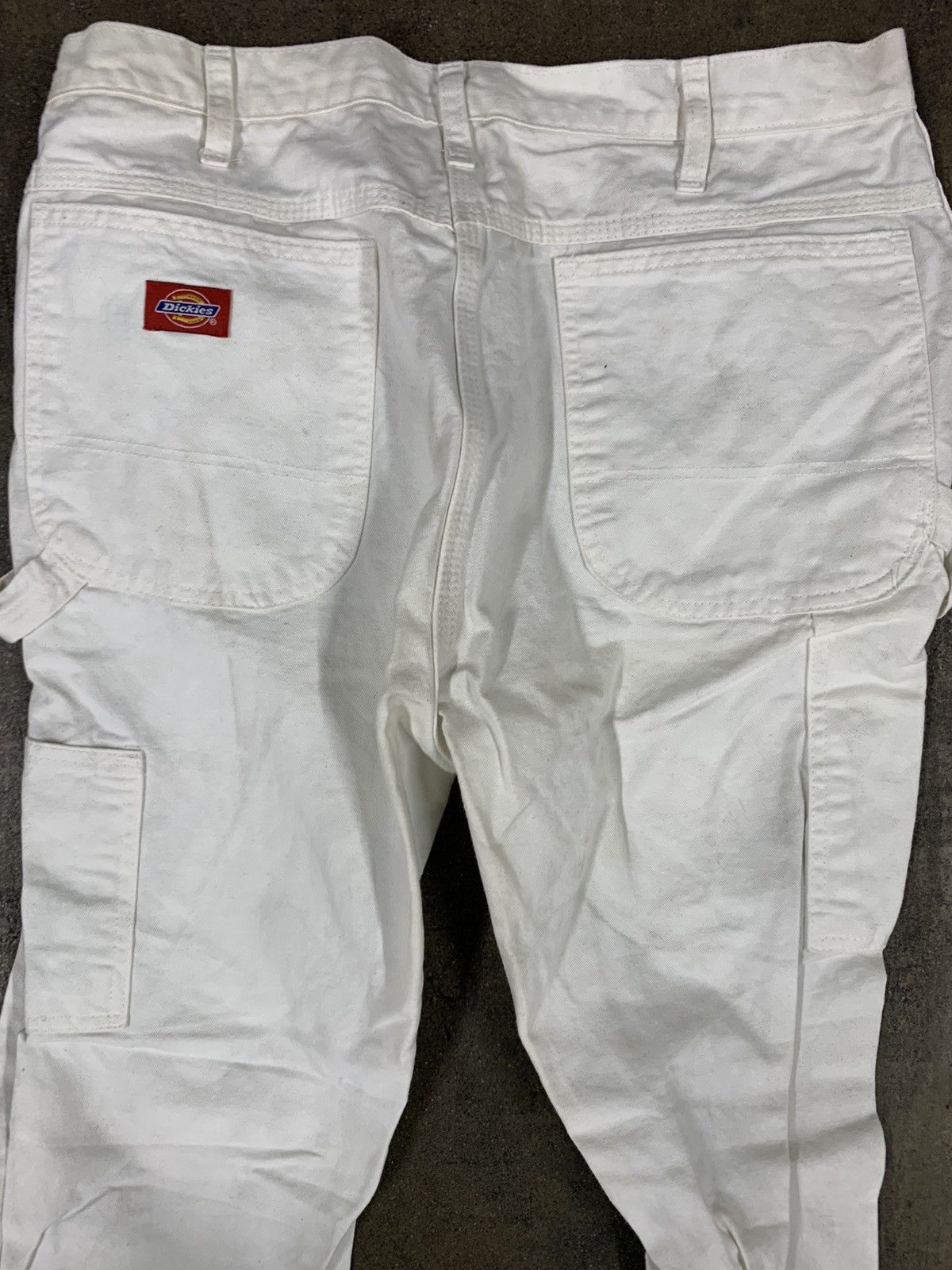 Dickies × Jean × Vintage Vintage 1990s Dickies White Painter Pants Size US 33 - 4 Thumbnail