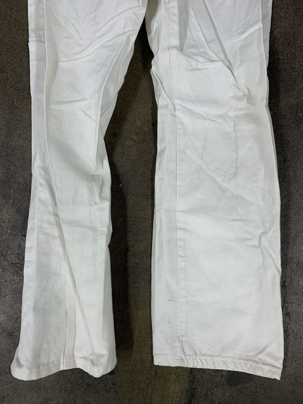 Dickies × Jean × Vintage Vintage 1990s Dickies White Painter Pants Size US 33 - 2 Thumbnail