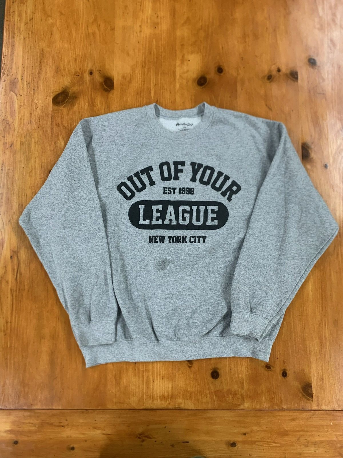Vintage Vintage Crewneck Out if Your League New York Crewneck Size US L / EU 52-54 / 3 - 3 Thumbnail