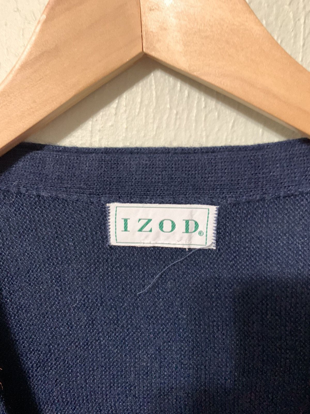 Vintage Vintage Izod Crest Hit Knit Cardigan Size US L / EU 52-54 / 3 - 4 Thumbnail