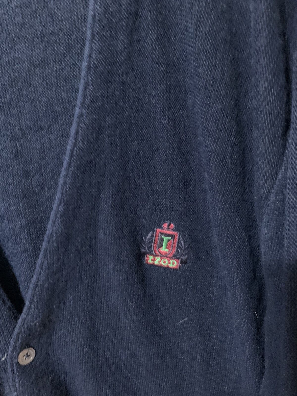 Vintage Vintage Izod Crest Hit Knit Cardigan Size US L / EU 52-54 / 3 - 2 Thumbnail