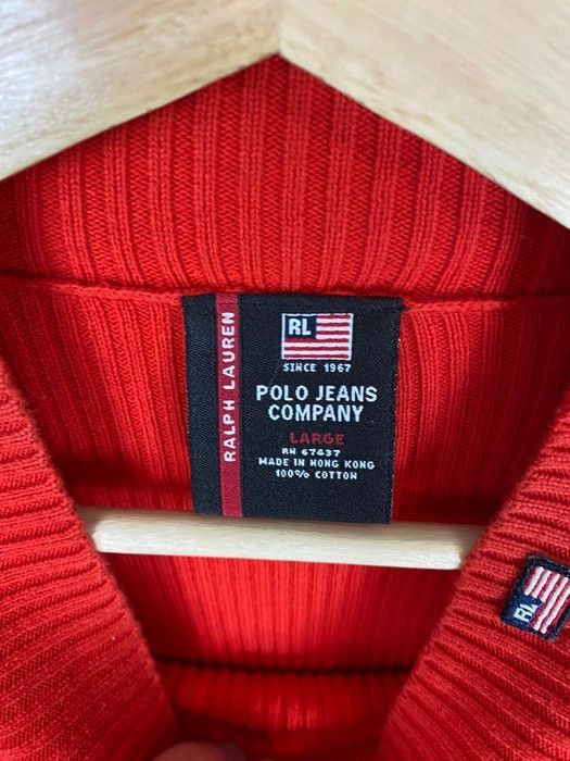 Vintage Vintage Polo Jeans Turtleneck Knit Sweater Size US M / EU 48-50 / 2 - 2 Thumbnail