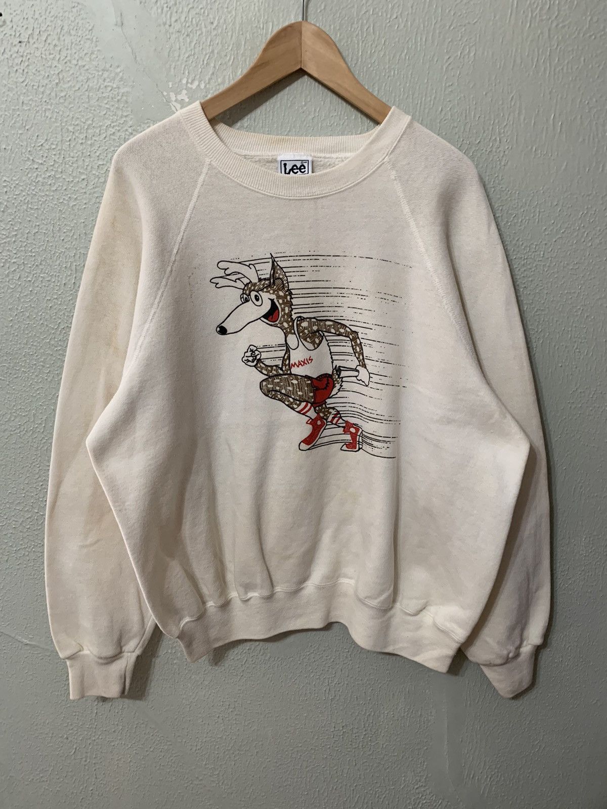 NASCAR × Vintage Vintage Crewneck Maxis Relay Race Deer Running Raglan Crewneck Size US XXL / EU 58 / 5 - 3 Thumbnail