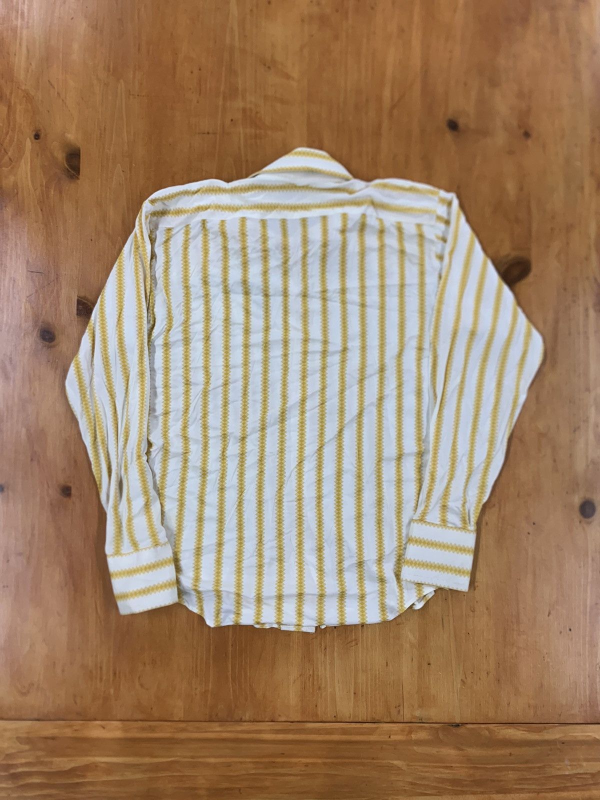 Vintage Vintage 1960s Diamond Chain Button Up Size US L / EU 52-54 / 3 - 2 Thumbnail