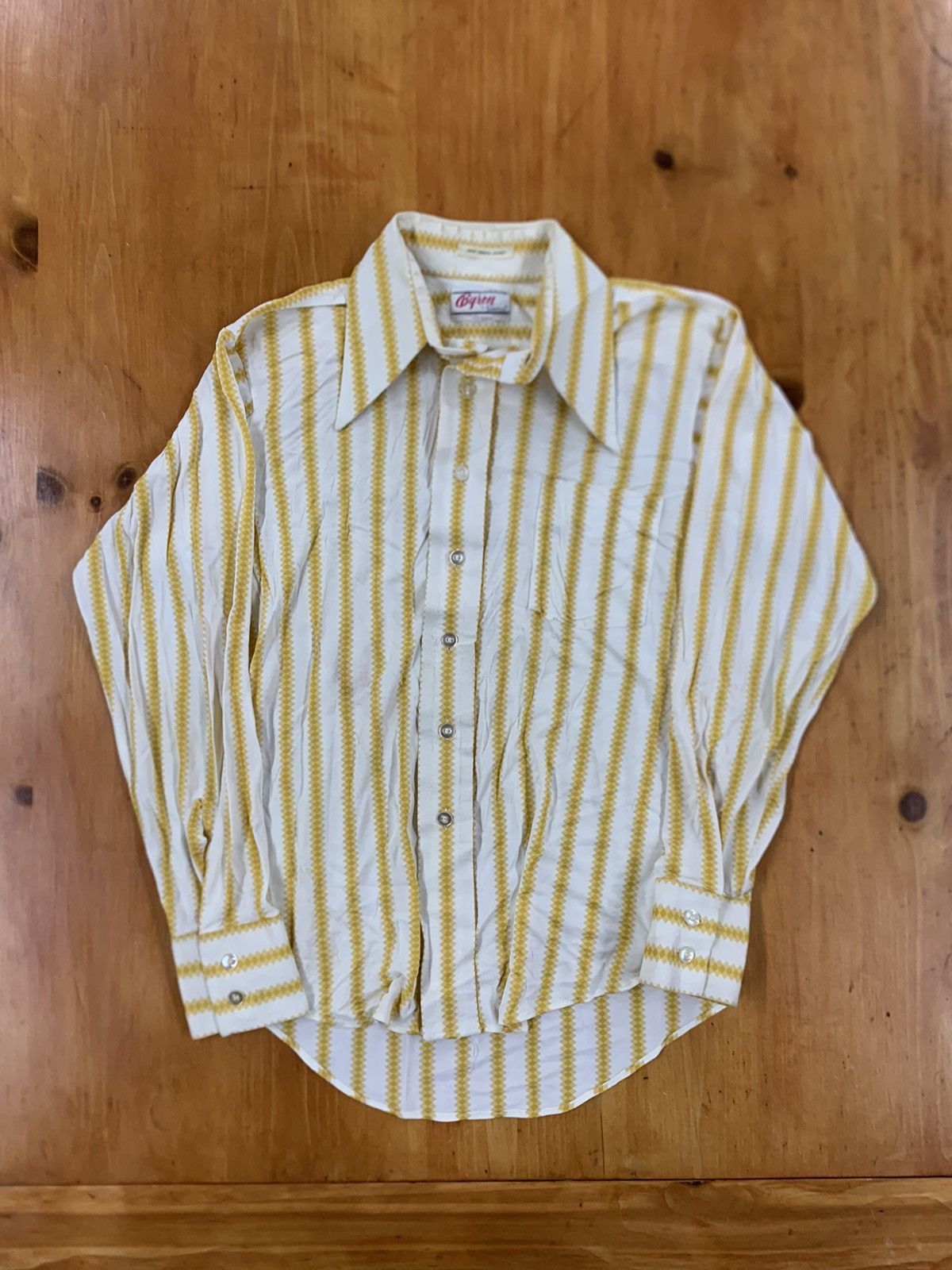 Vintage Vintage 1960s Diamond Chain Button Up Size US L / EU 52-54 / 3 - 4 Thumbnail