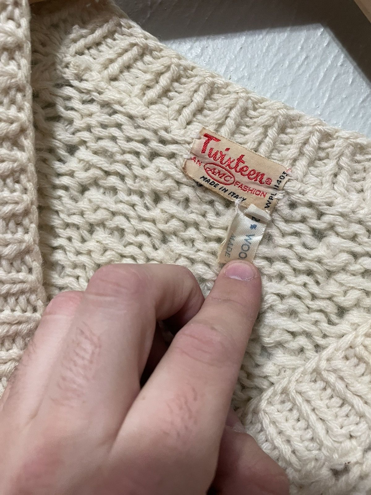 Vintage Vintage 1970s Twixteen Italian Hatch Knit Sweater Size US S / EU 44-46 / 1 - 2 Thumbnail