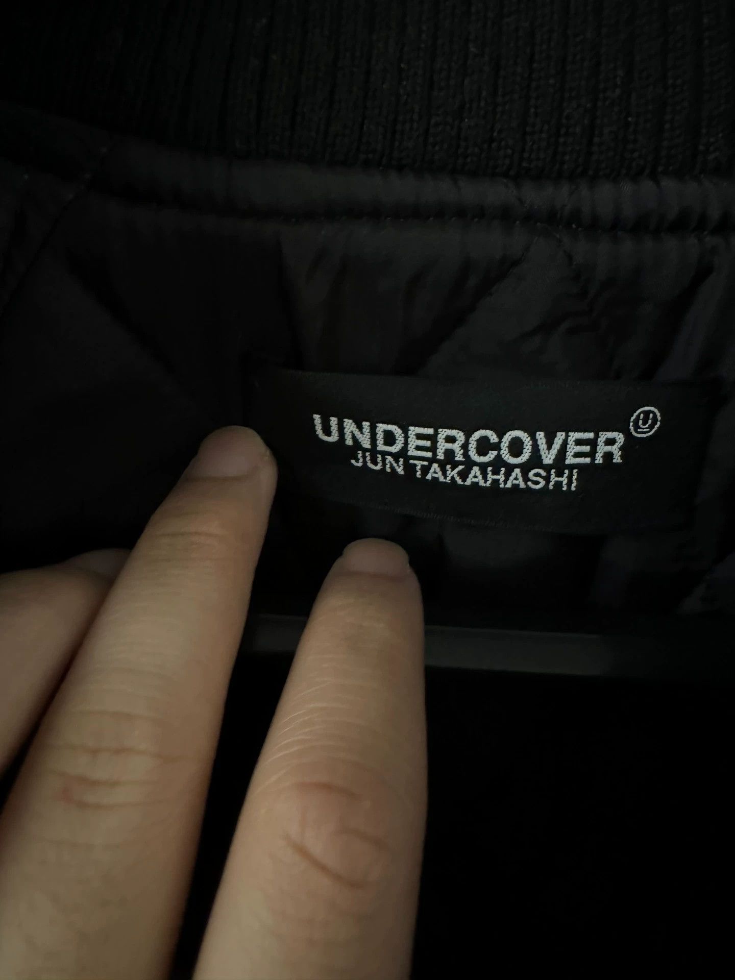 Undercover Undercover Hitchcock baseball shirt with leather sleeves Size US M / EU 48-50 / 2 - 4 Thumbnail