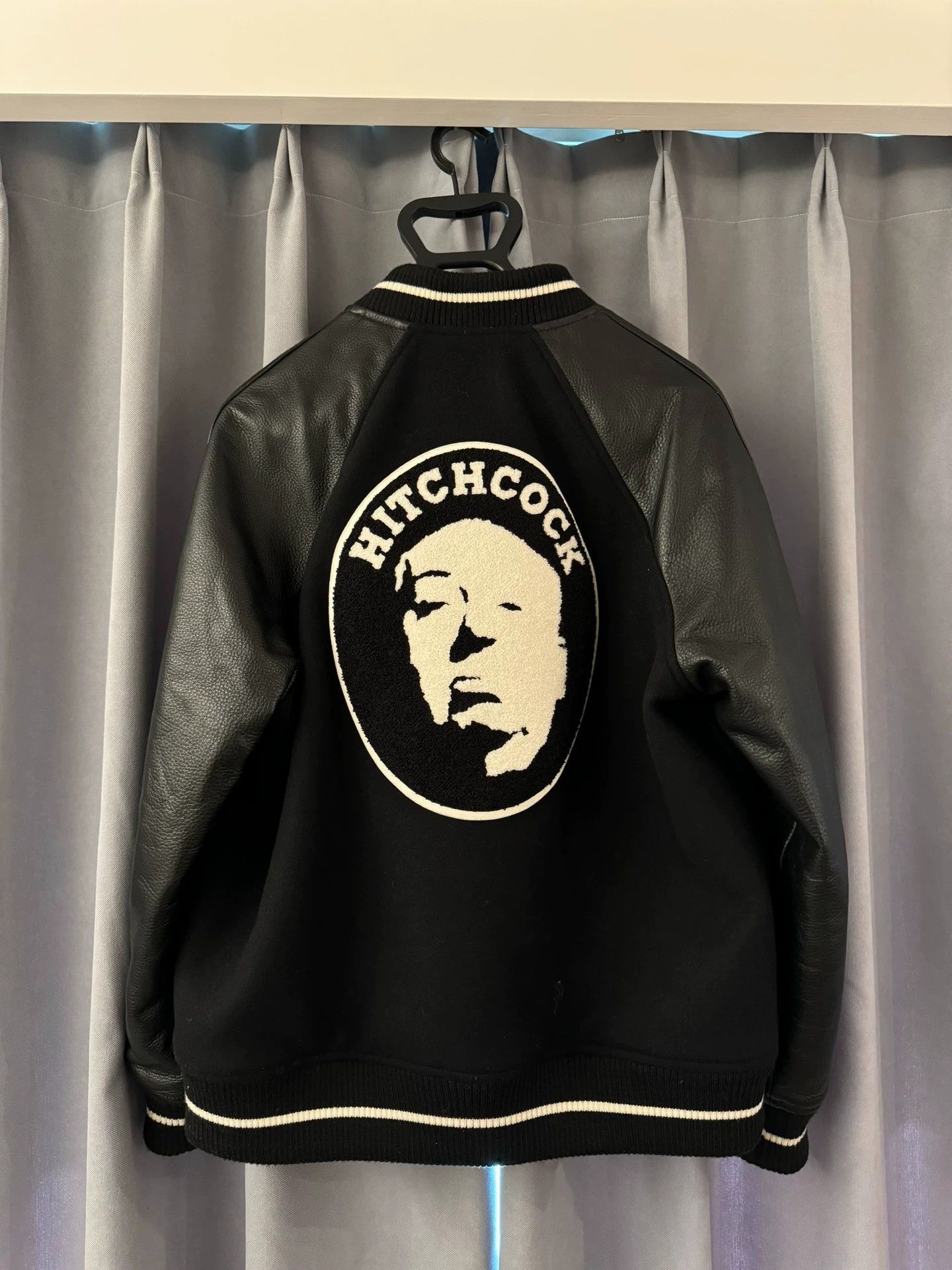Undercover Undercover Hitchcock baseball shirt with leather sleeves Size US M / EU 48-50 / 2 - 2 Thumbnail