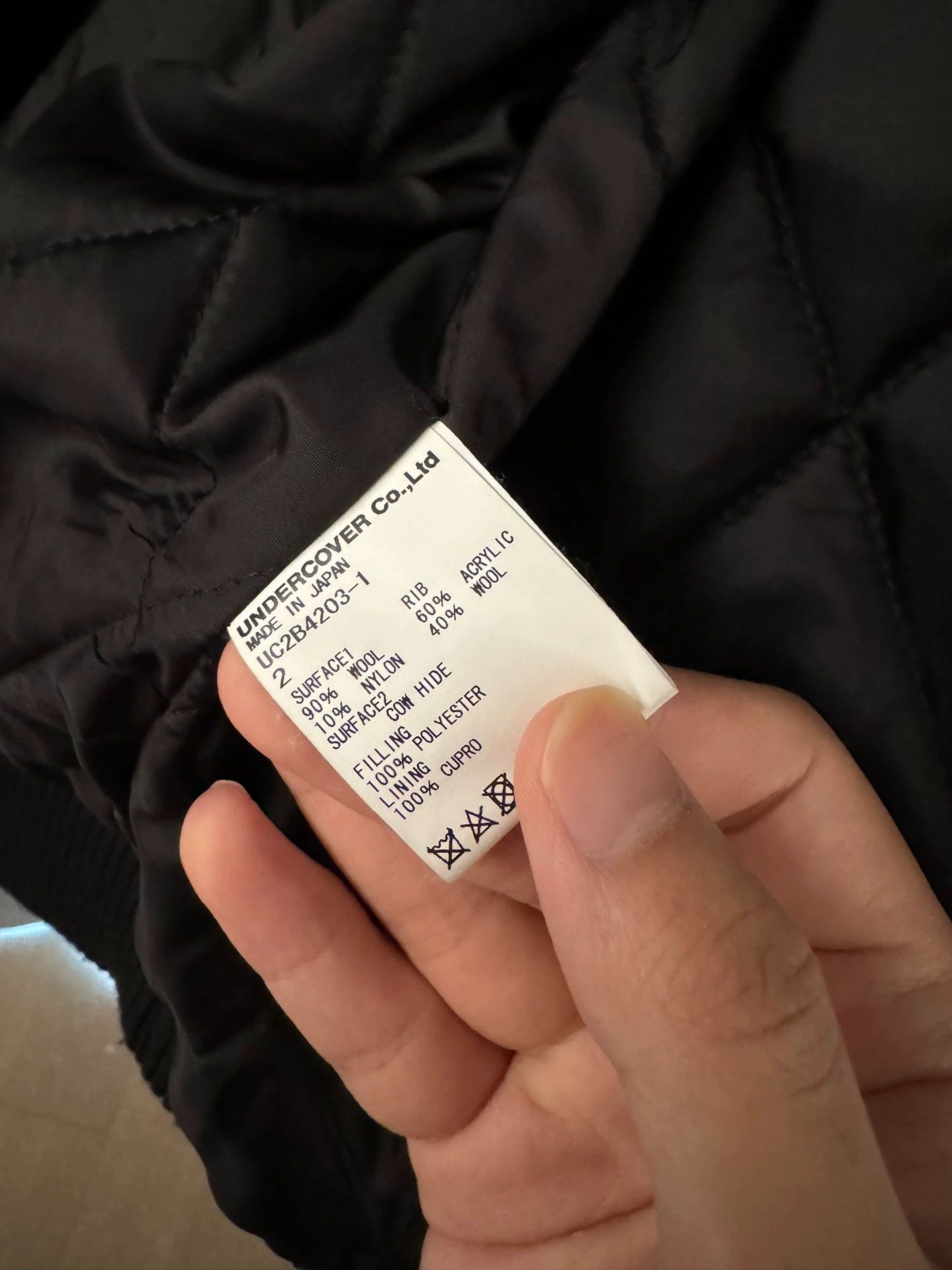 Undercover Undercover Hitchcock baseball shirt with leather sleeves Size US M / EU 48-50 / 2 - 5 Thumbnail