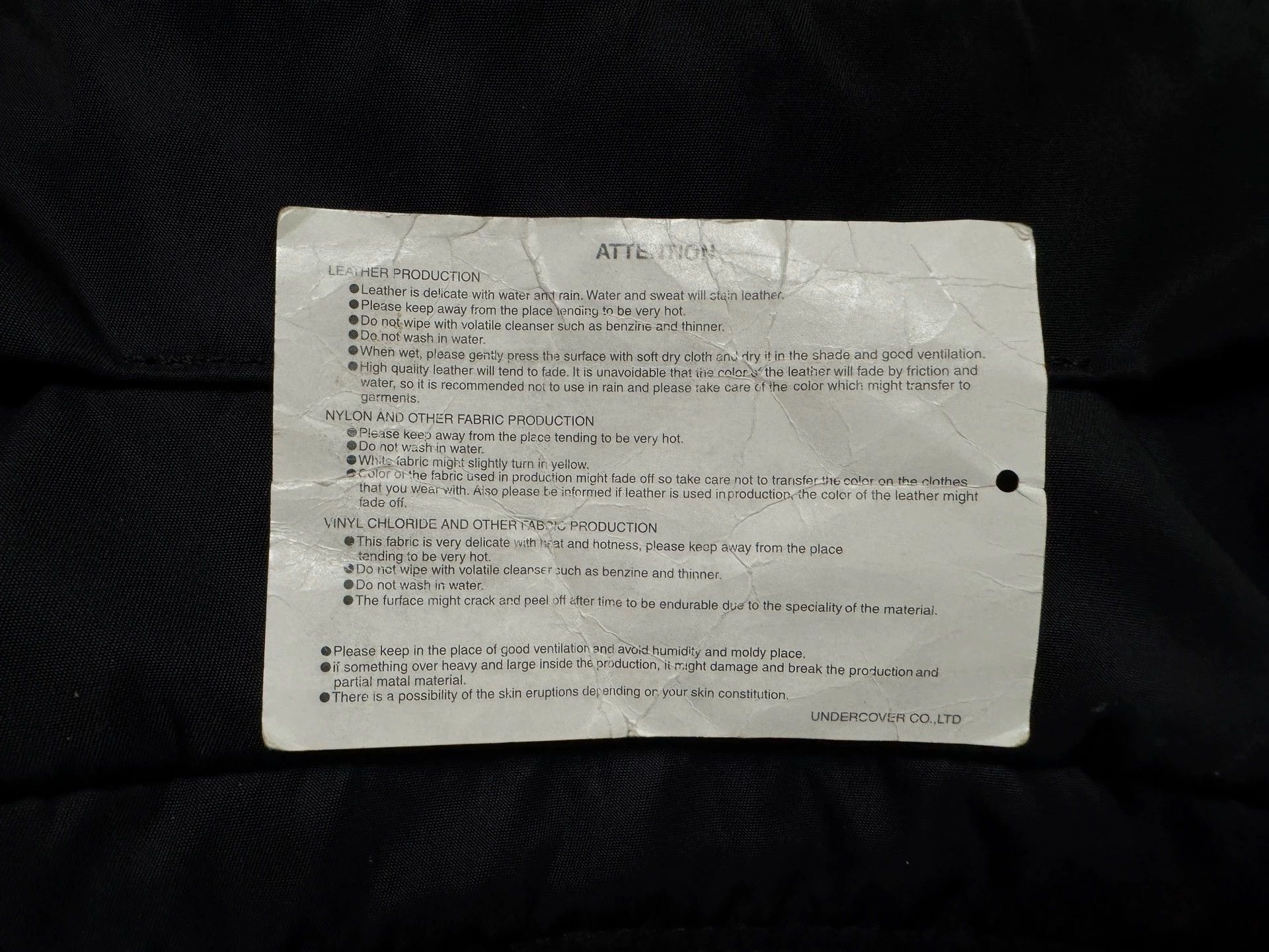 Undercover Undercover Backpack Size ONE SIZE - 3 Thumbnail