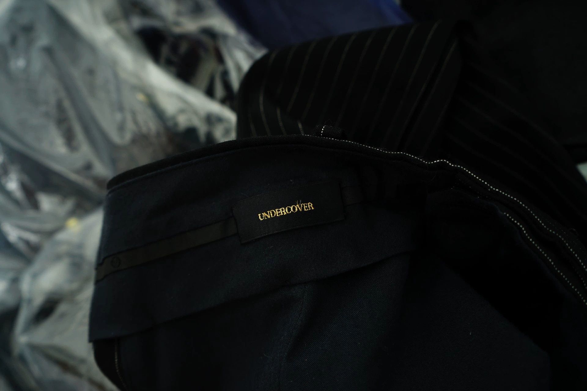 Undercover undercover Spring/Summer striped blend wool pants Size US 30 / EU 46 - 8 Thumbnail