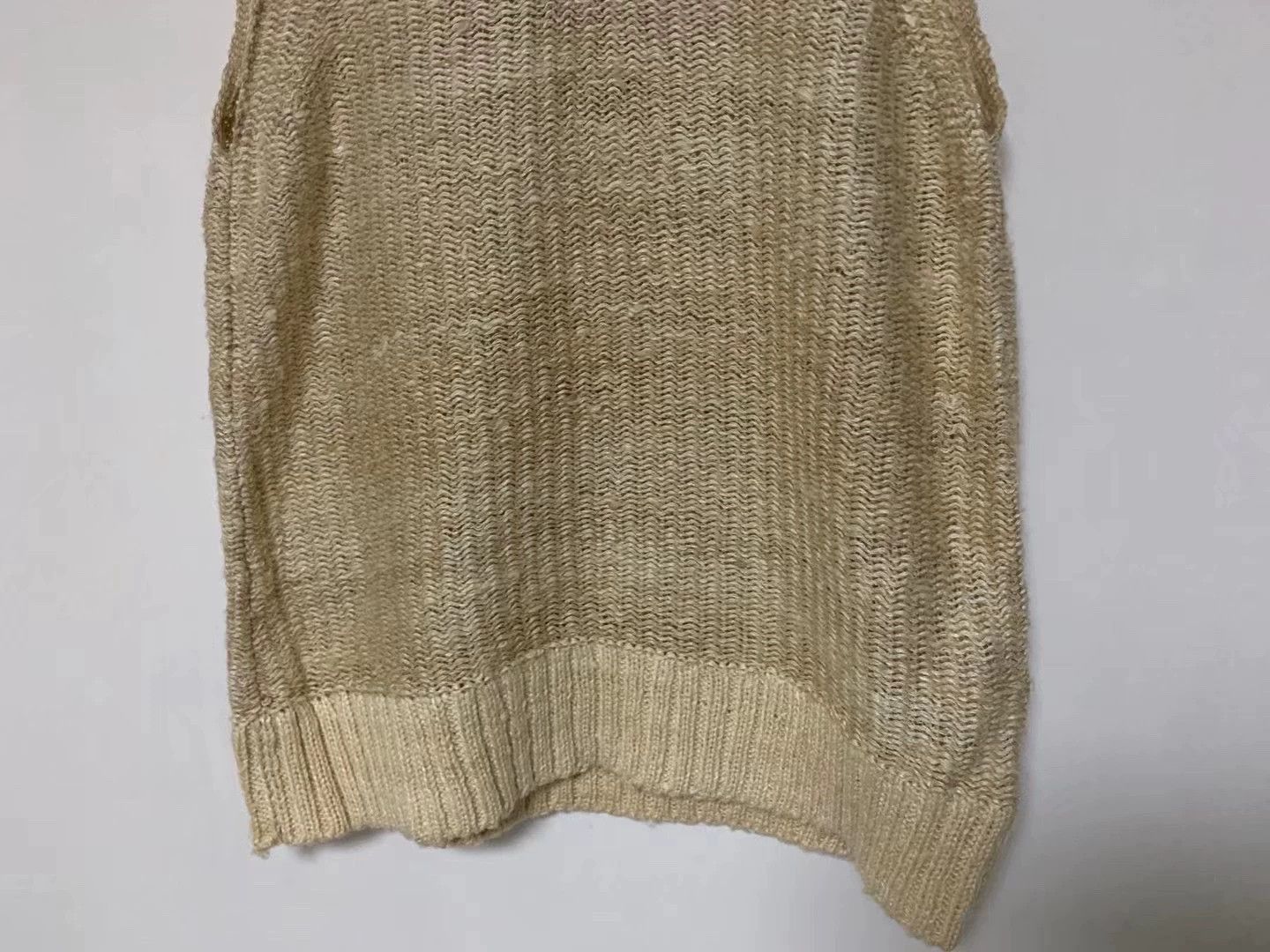 Visvim VISVIM 20ss tussar slik v-neck vest���s/l��� Size US S / EU 44-46 / 1 - 2 Thumbnail
