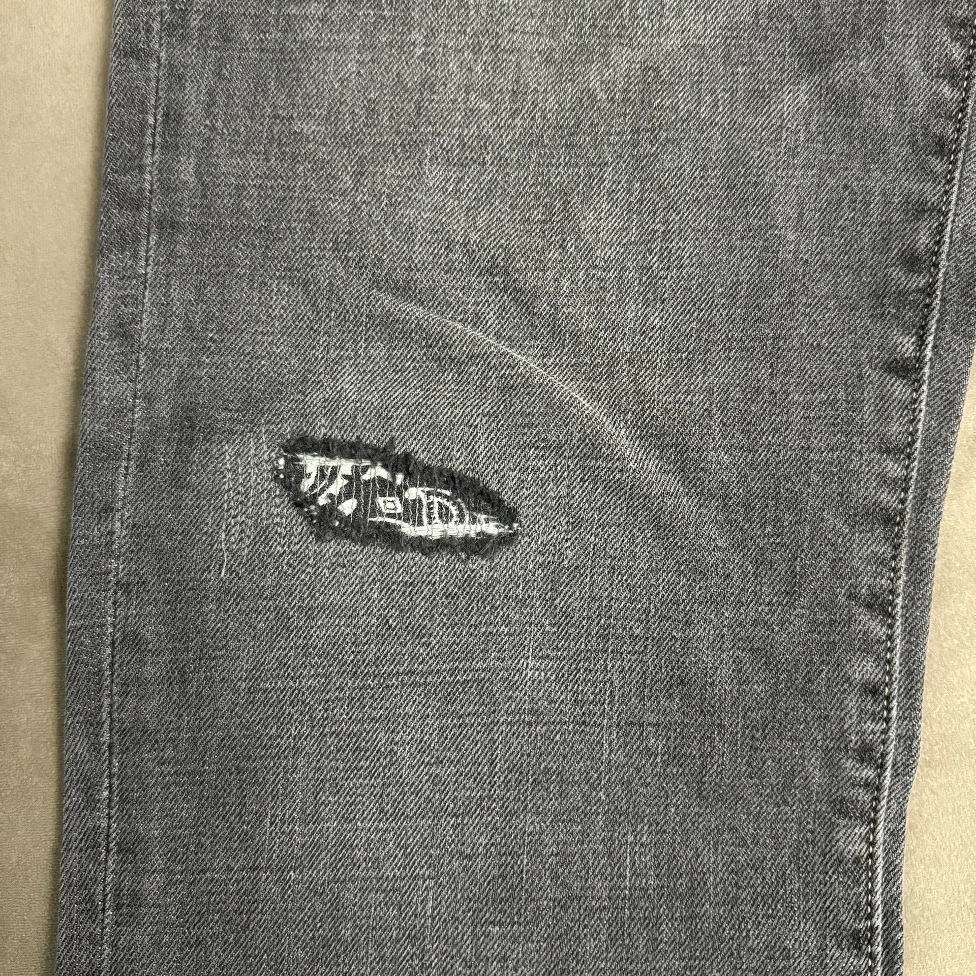 Visvim Visvim 17AW SPOT 04D10 Black cashew flower wash jeans Size US 34 / EU 50 - 4 Thumbnail