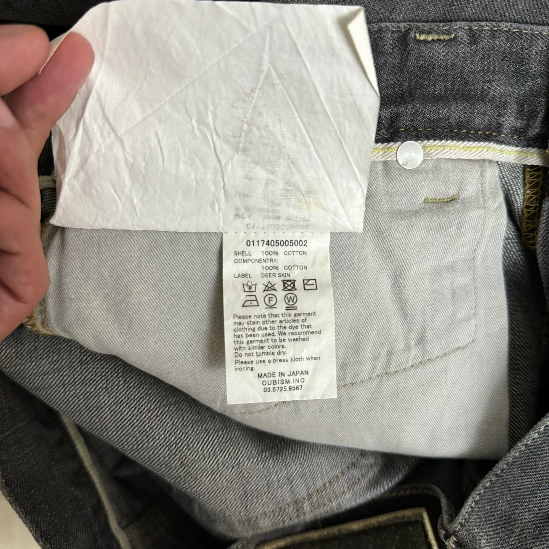 Visvim Visvim 17AW SPOT 04D10 Black cashew flower wash jeans Size US 34 / EU 50 - 7 Thumbnail