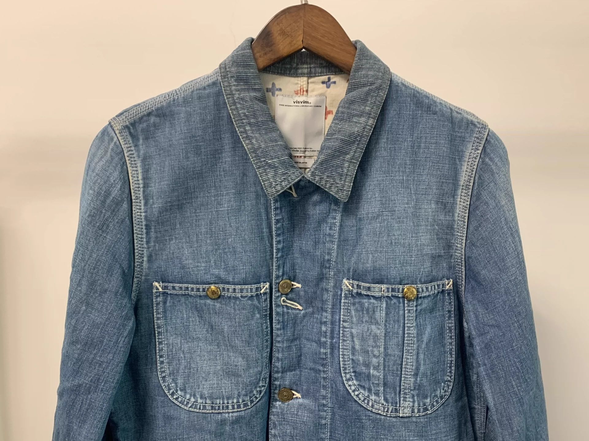 Visvim visvim classic cross denim jacket Size US M / EU 48-50 / 2 - 3 Thumbnail