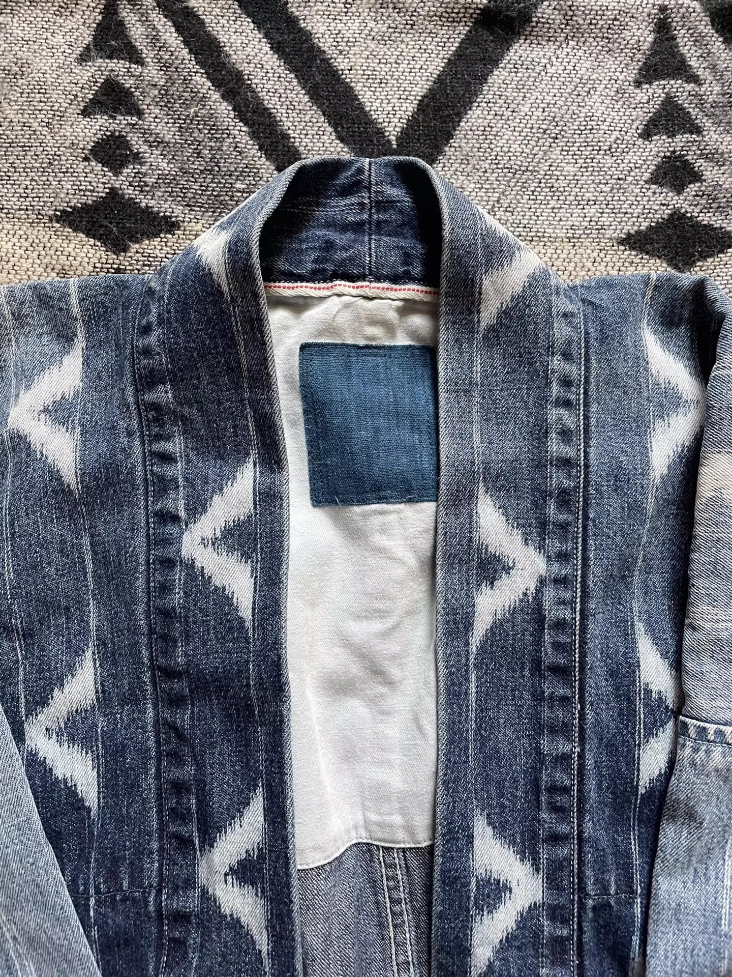 Visvim visvim ICT SS HAPPI WABASH DMGD 22 road robes Size US L / EU 52-54 / 3 - 4 Thumbnail