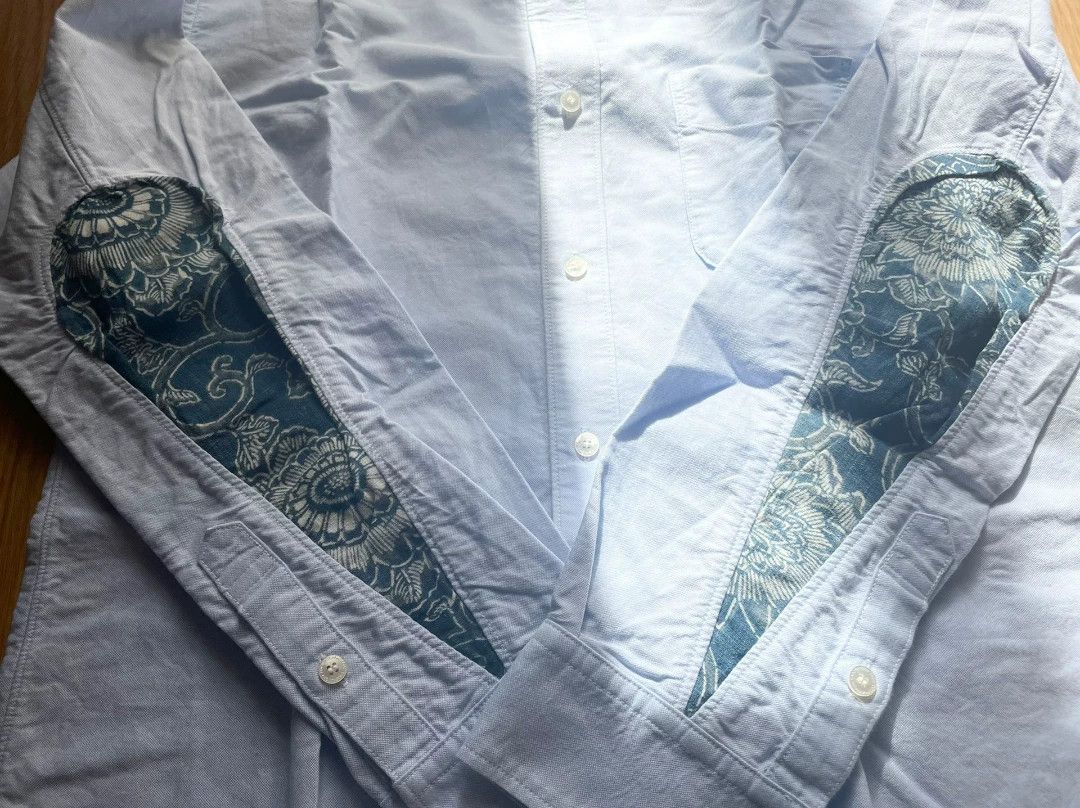 Visvim Visvim ALBACORE LUNGTA L/S Early antique cloth water drop shirt Size US L / EU 52-54 / 3 - 2 Thumbnail