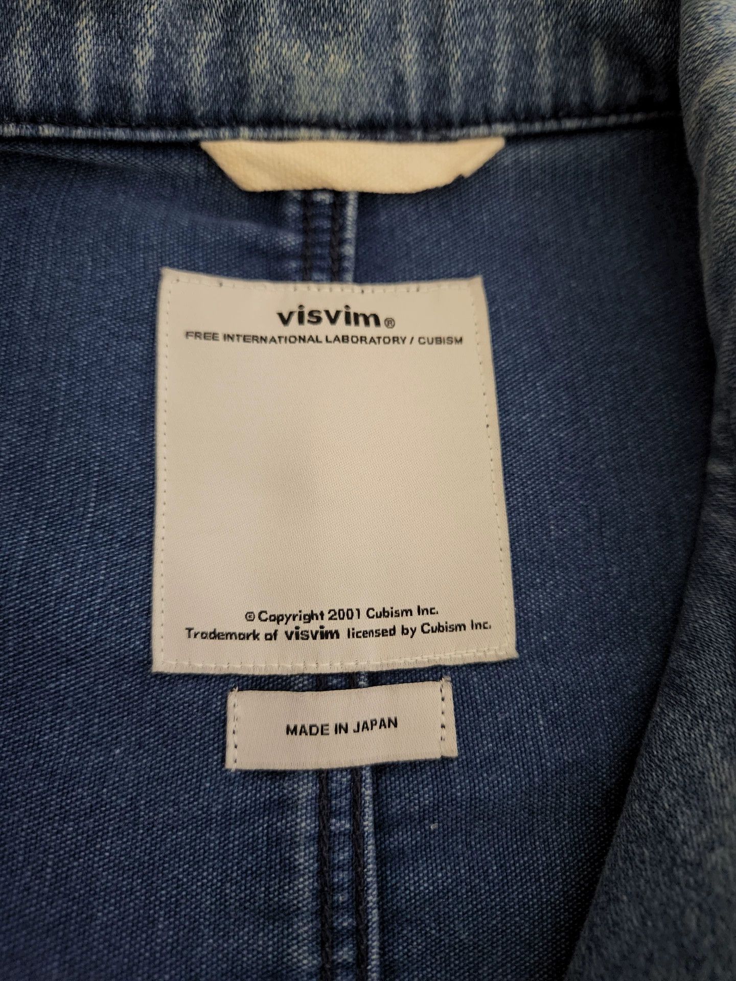 Visvim Visvim French green collar three bags blue wash jacket Size US S / EU 44-46 / 1 - 2 Thumbnail