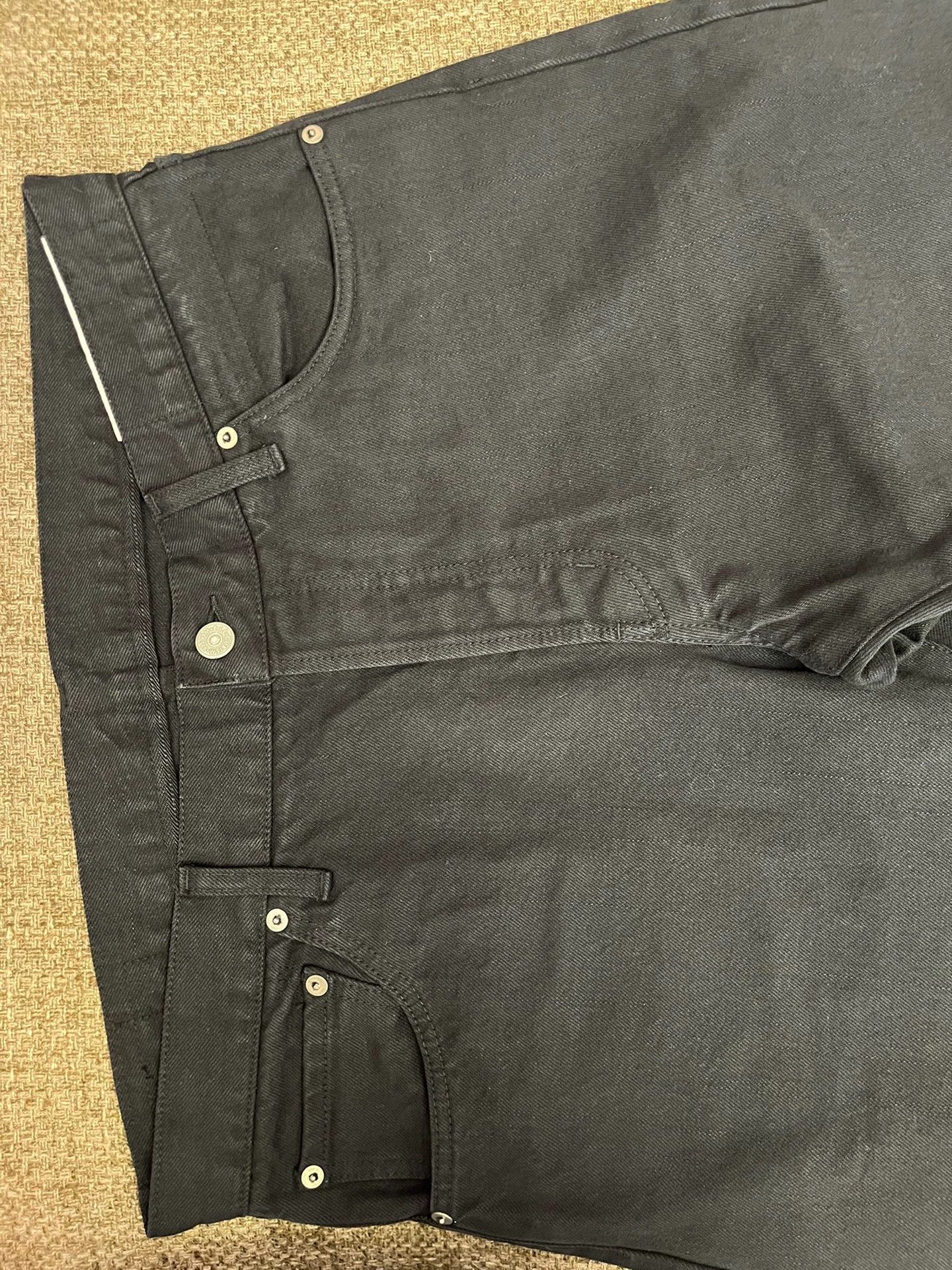 Visvim Visvim 21aw SPOT limited Social Sculpture 01SLIM OverDye readymade garments heavy dyed black cattle Size US 34 / EU 50 - 2 Thumbnail