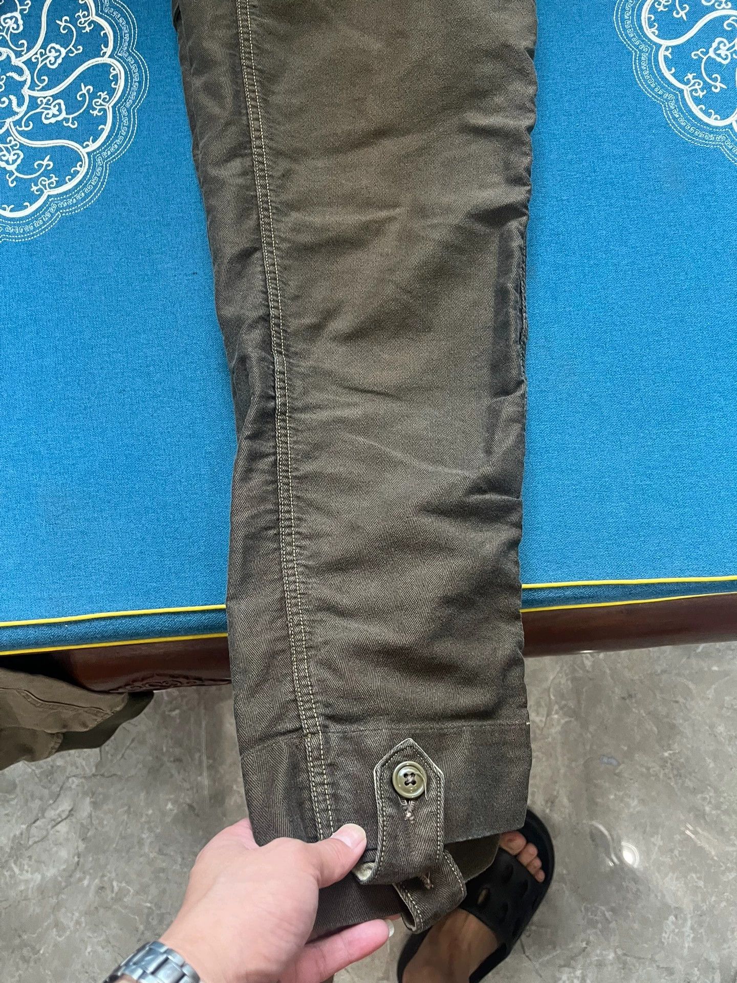 Freewheelers Freewheelers Herringbone olive green Avatar military pants Size US 30 / EU 46 - 4 Thumbnail