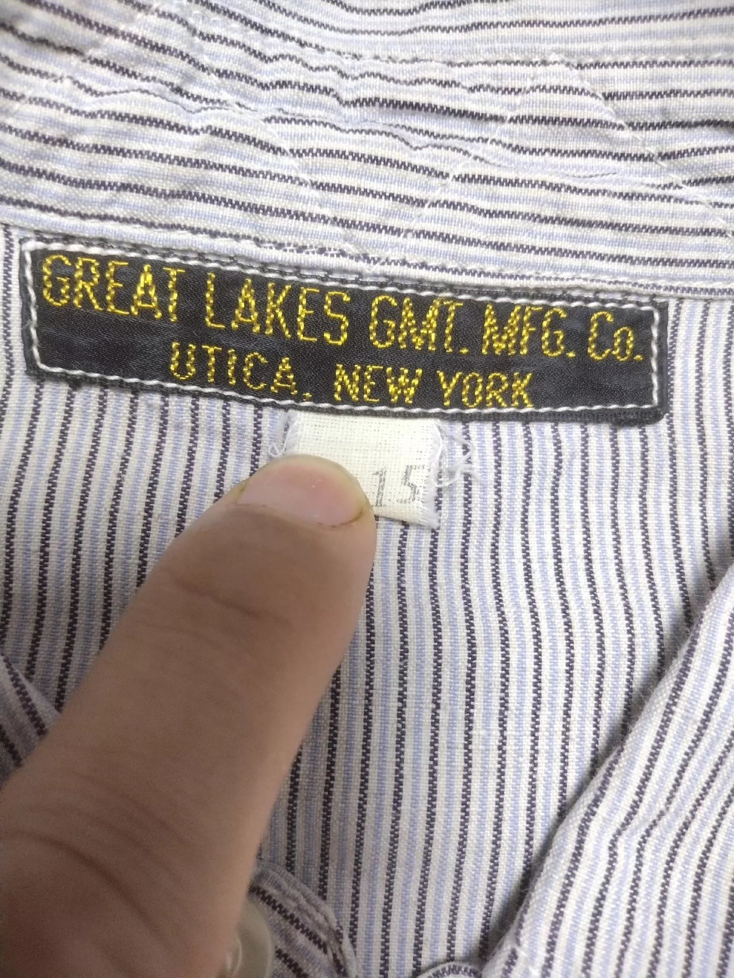 Freewheelers Freewheelers Striped shirt Size US M / EU 48-50 / 2 - 3 Thumbnail