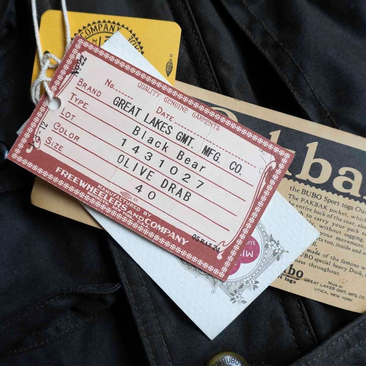 Freewheelers Freewheelers Black bear motorcycle wax jacket Size US L / EU 52-54 / 3 - 7 Thumbnail