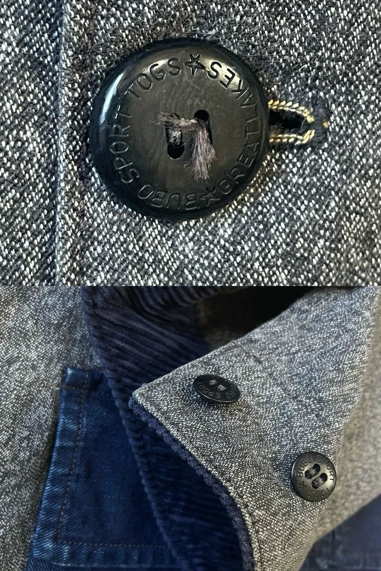 Freewheelers Freewheelers Heavy pepper, salt and blue dyed hunting clothes Size US M / EU 48-50 / 2 - 5 Thumbnail
