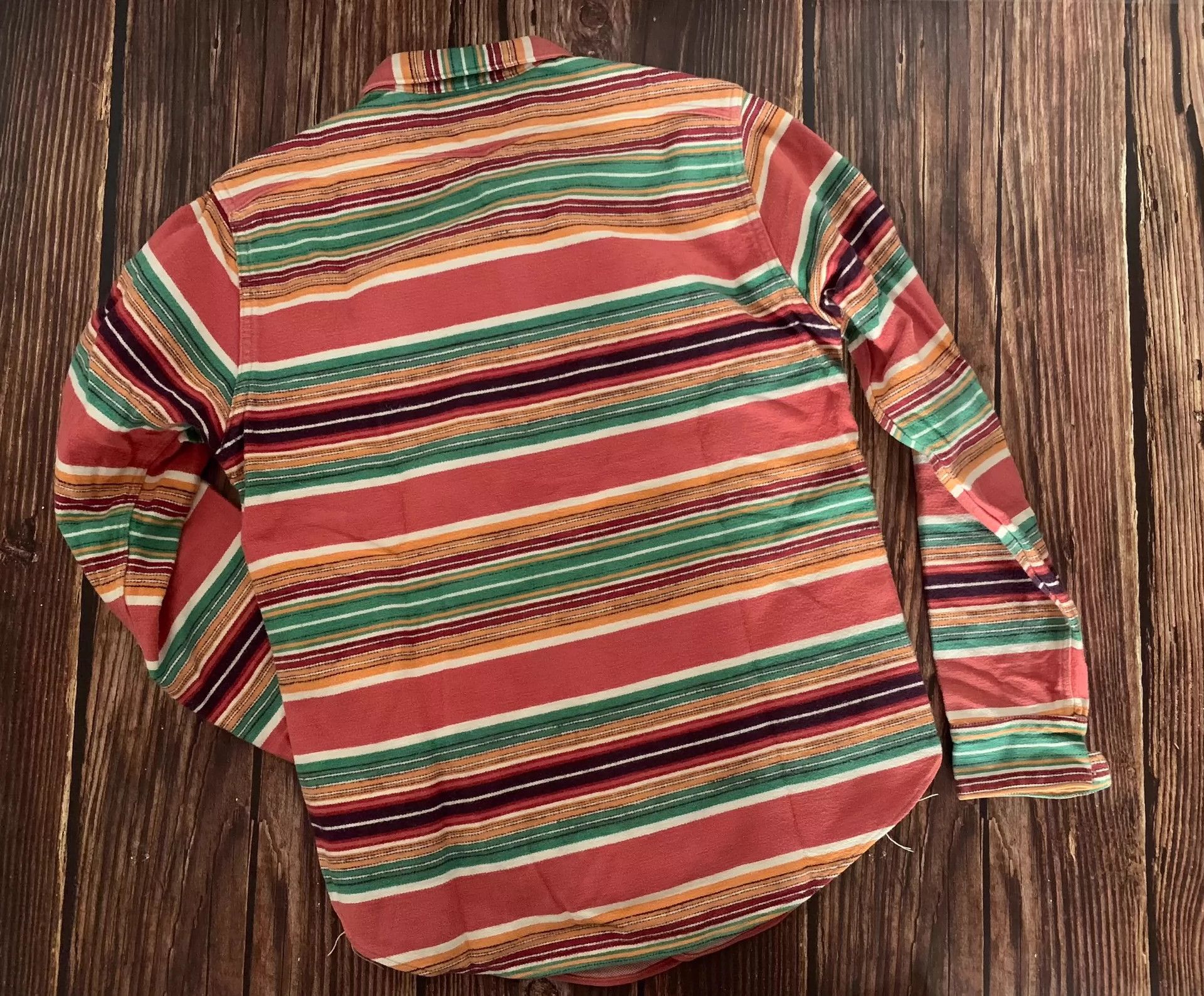 Freewheelers Freewheelers Rainbow striped shirt Size US L / EU 52-54 / 3 - 2 Thumbnail