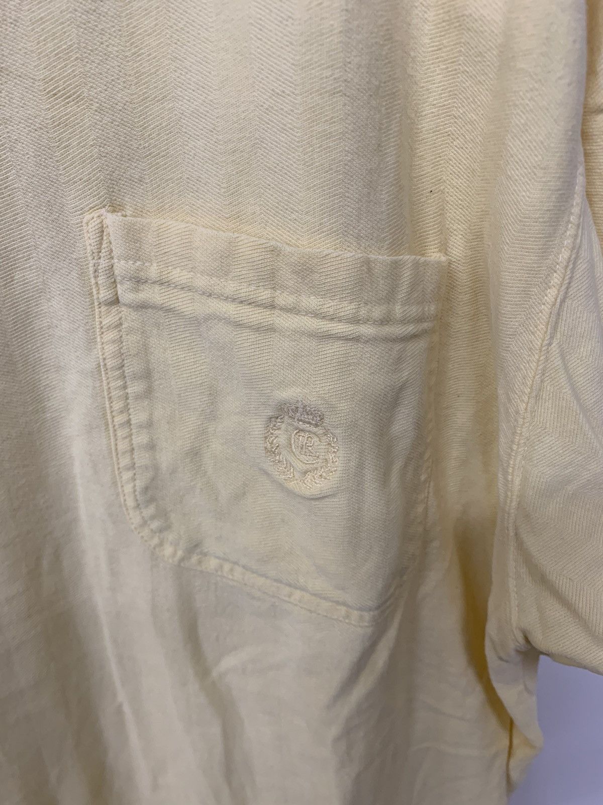 Vintage Vintage Chaps Ralph Lauren Herringbone Pocket Tee Size US M / EU 48-50 / 2 - 3 Thumbnail