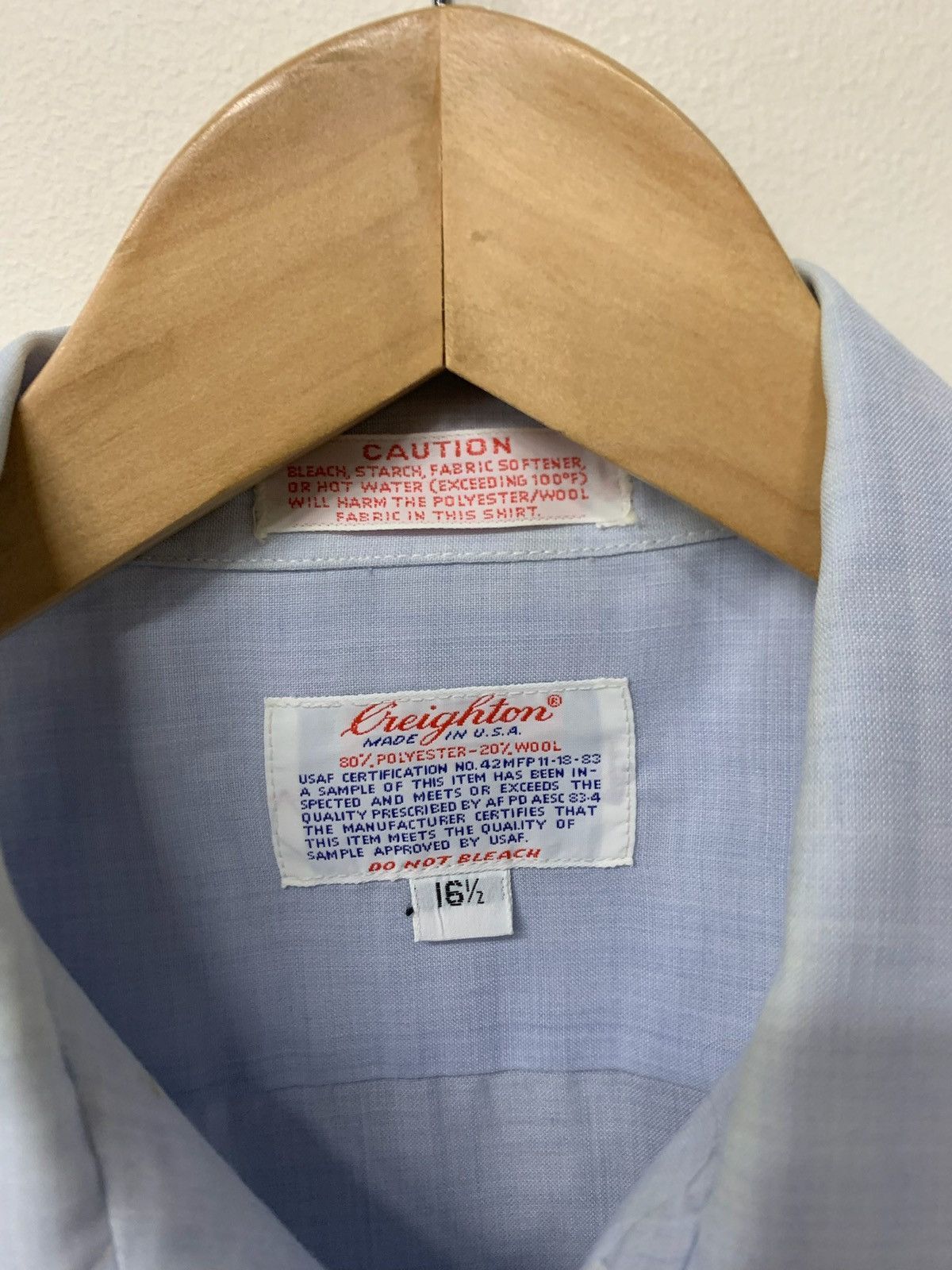 Vintage Vintage 1990s Army Barracks Shirt Size US L / EU 52-54 / 3 - 4 Thumbnail