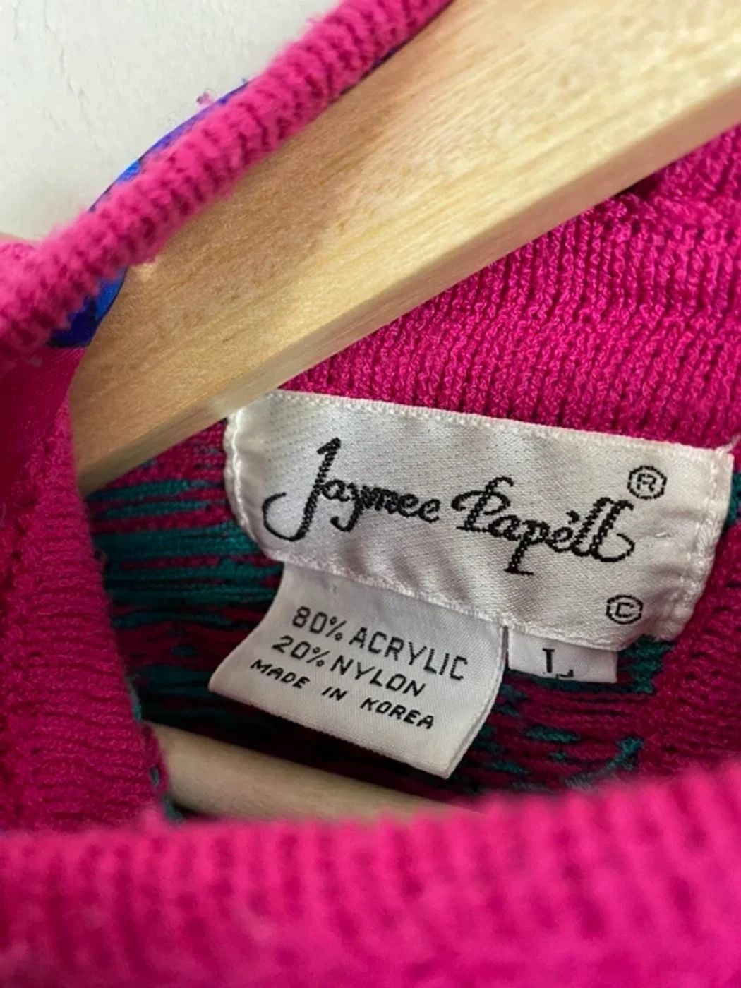Vintage Vintage Plasma Bleed Knit Sweater Size US S / EU 44-46 / 1 - 3 Thumbnail