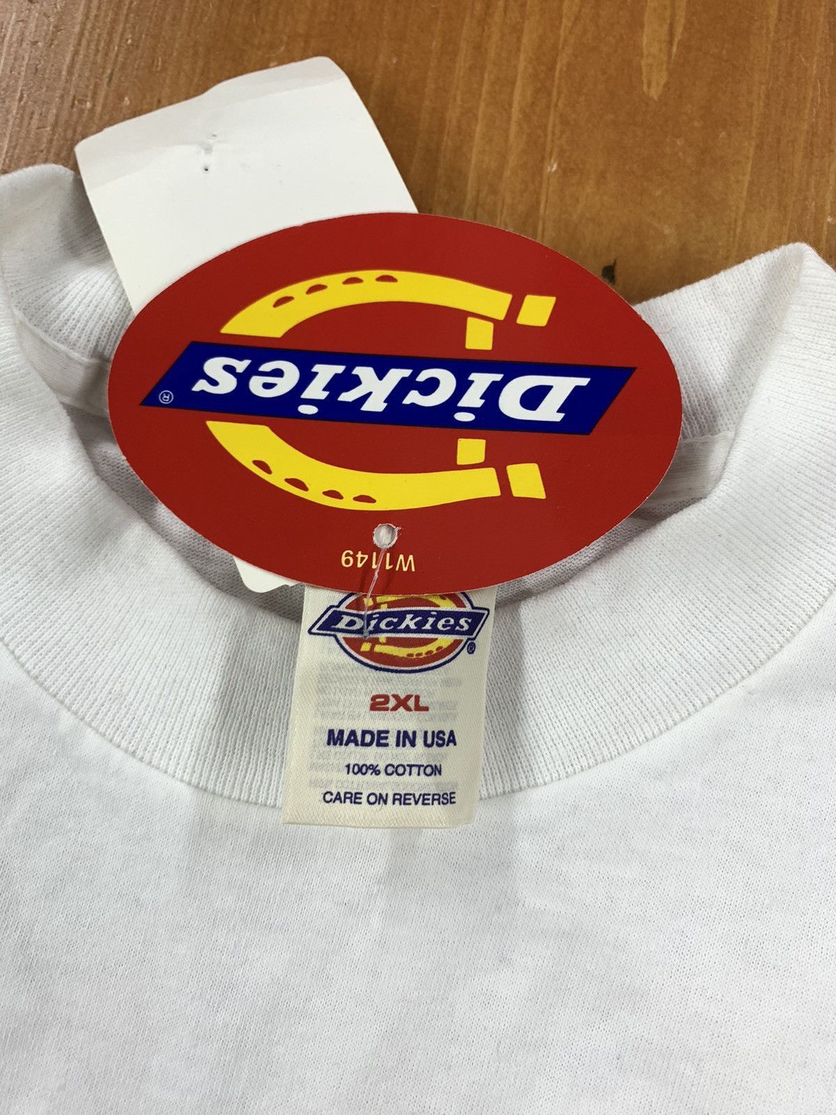Dickies × Vintage Vintage Deadstock Dickies White Work Shirt Size US XXL / EU 58 / 5 - 2 Thumbnail