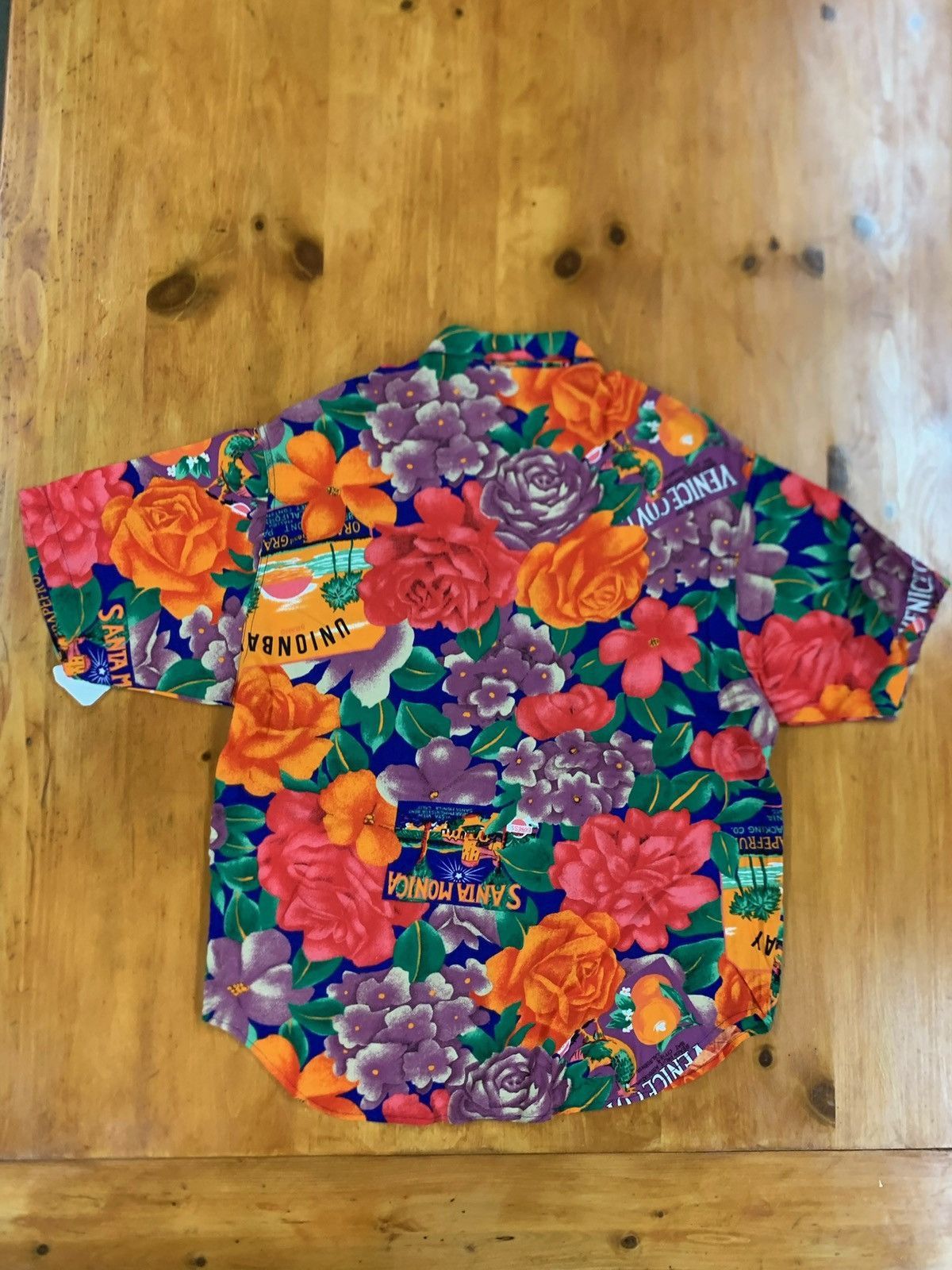 Vintage Vintage Santa Monica Floral Rayon Hawaiian Shirt Size US M / EU 48-50 / 2 - 3 Thumbnail