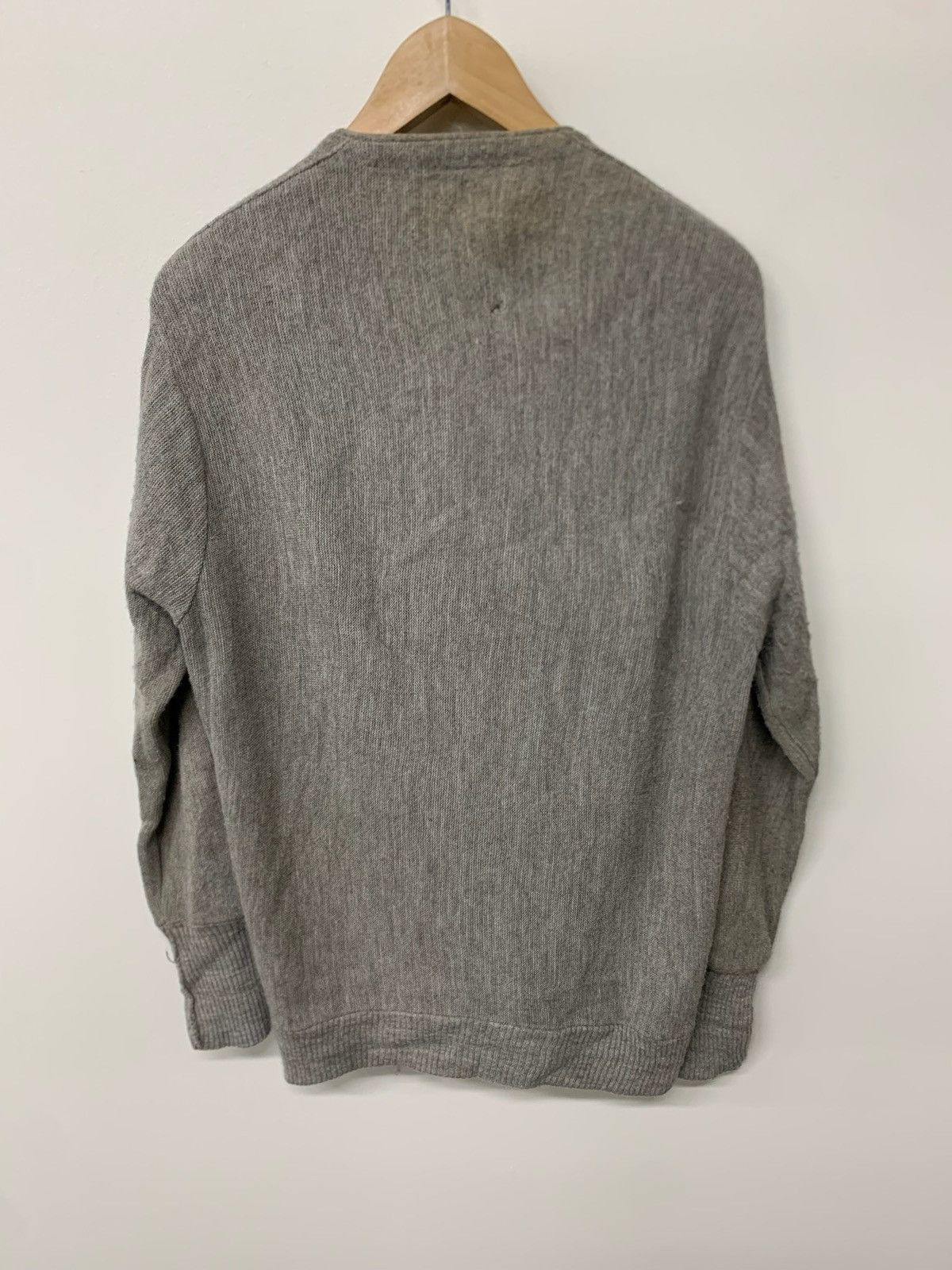 Vintage Vintage Ratty Grey Knit Sweatee Cardigan Size US M / EU 48-50 / 2 - 4 Thumbnail