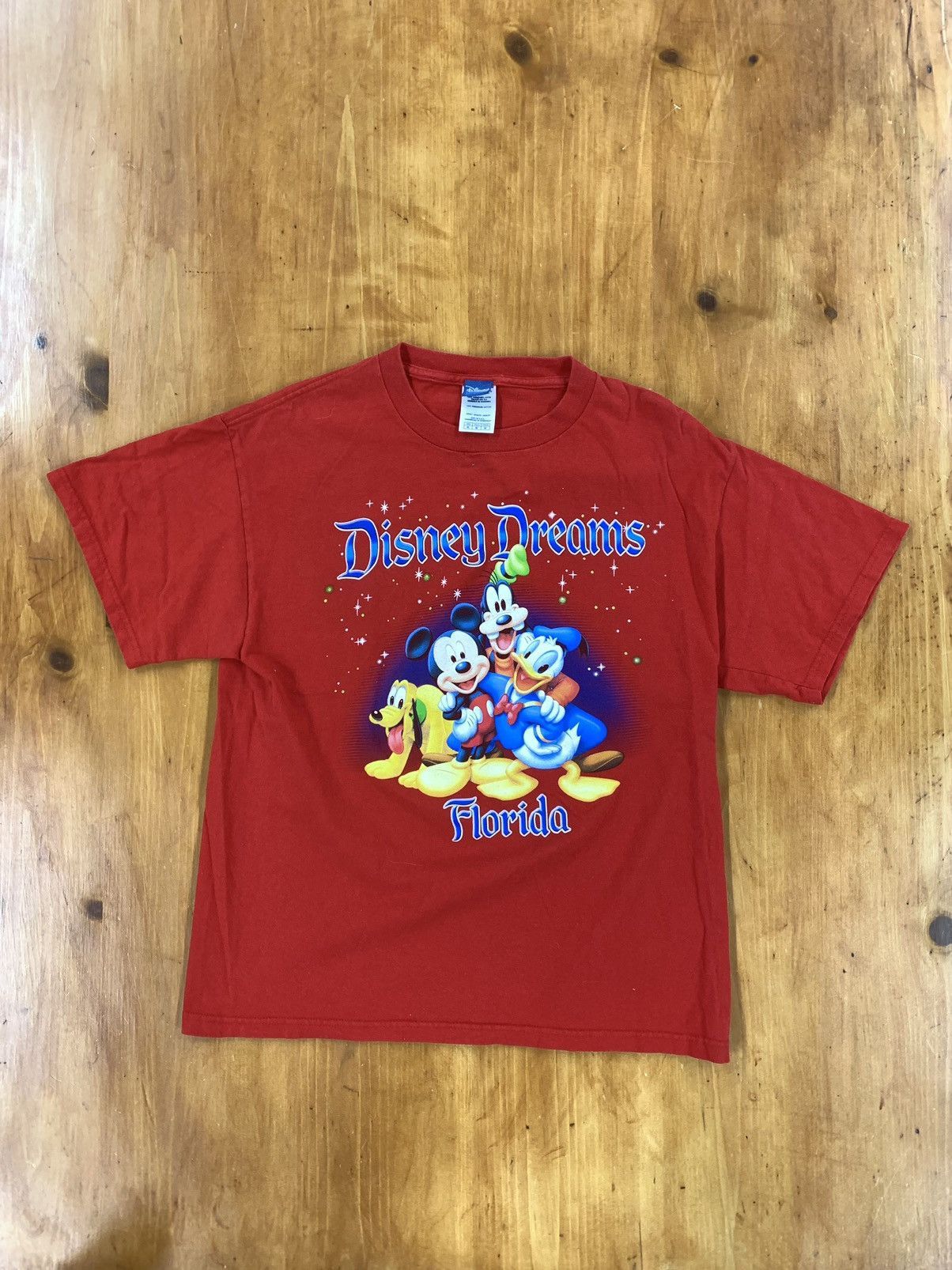 Disney × Vintage Vintage Disney Dreams Florida Mickey Donald Goofy Tee Size US M / EU 48-50 / 2 - 2 Thumbnail