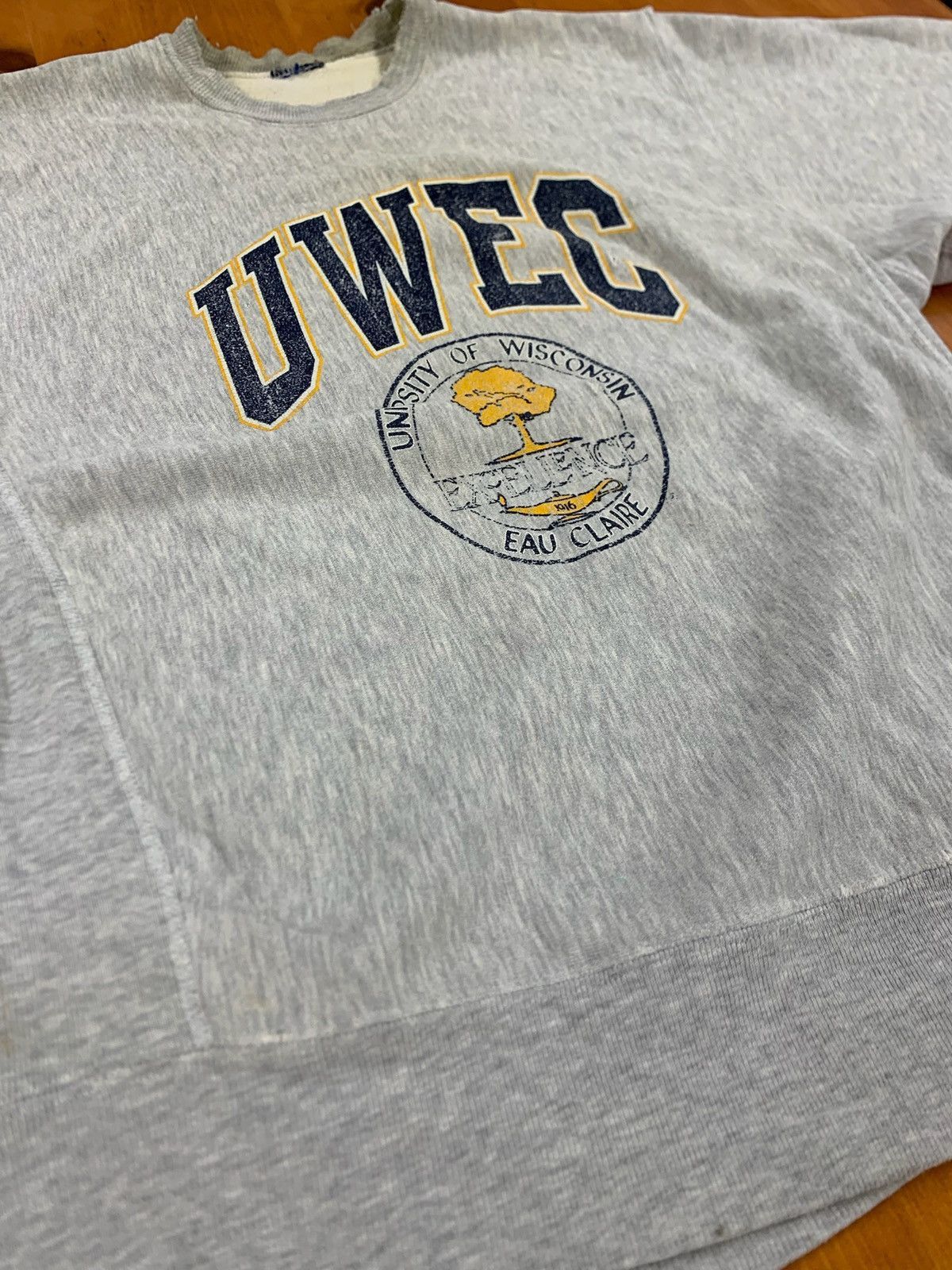 Vintage Vintage Crewneck Distressed UW Eau Claire Crewneck Size US XL / EU 56 / 4 - 3 Thumbnail